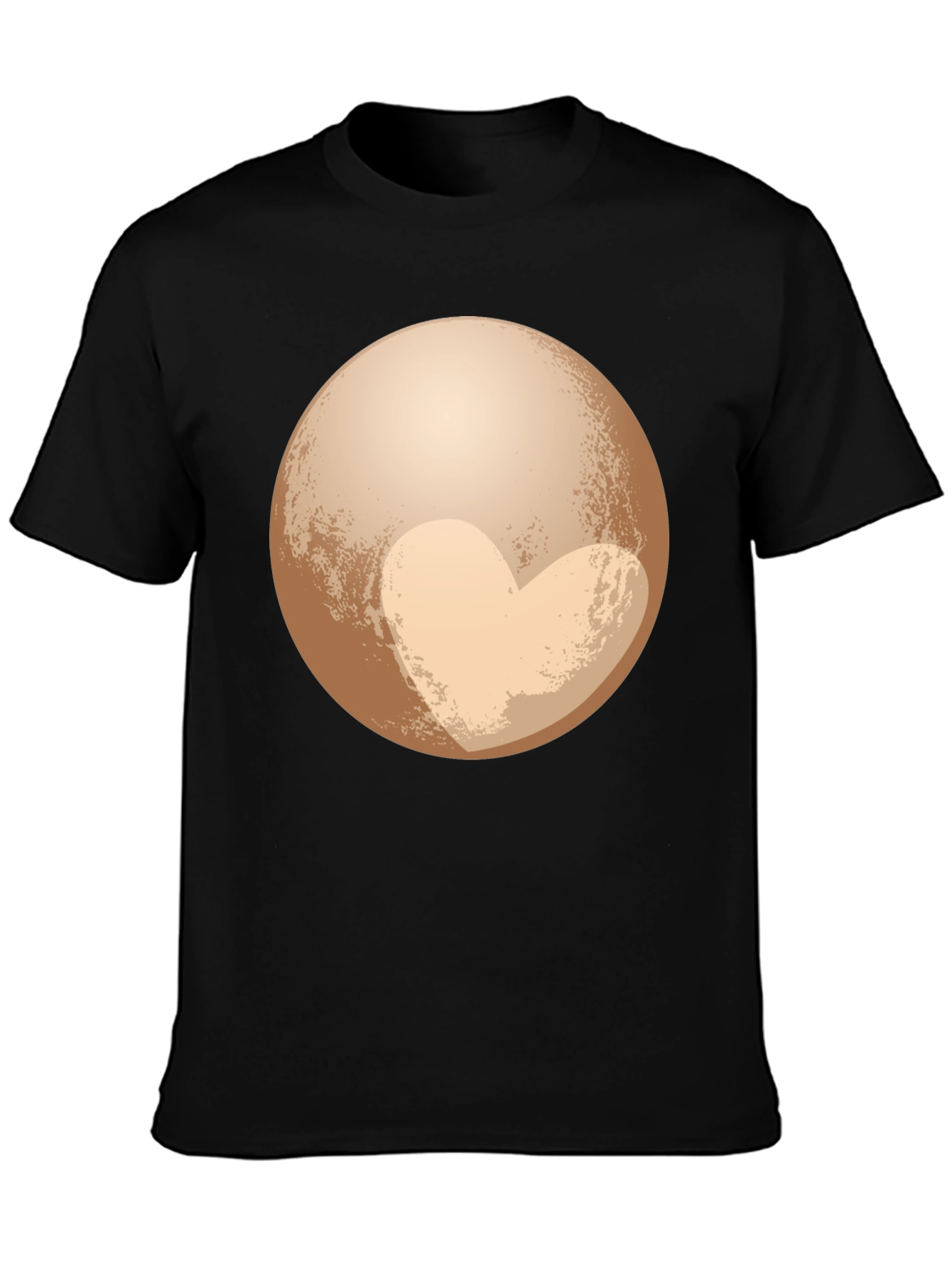 Pluto Heart T-Shirt - Space Lover Tee