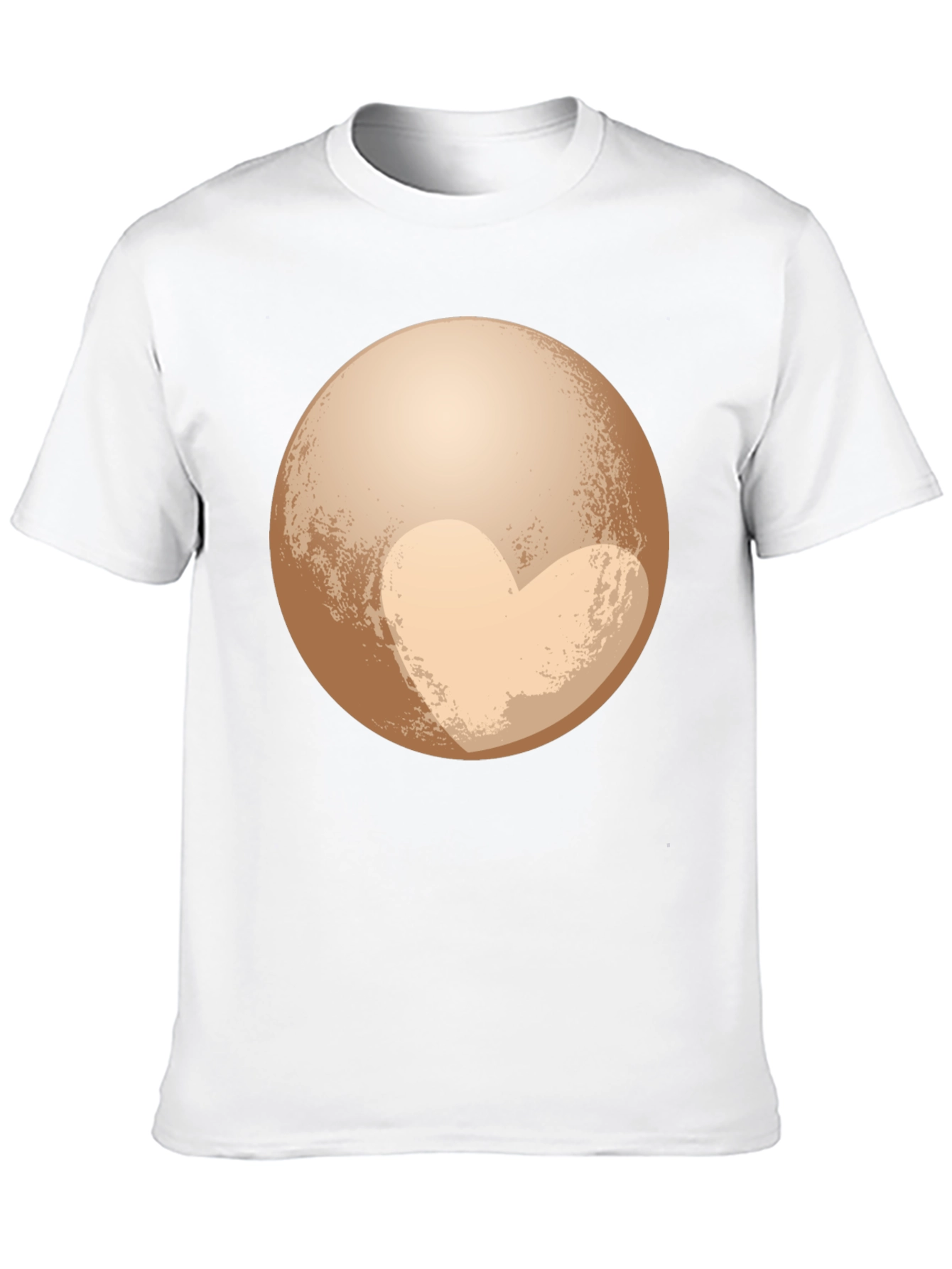 Pluto Heart T-Shirt - Space Lover Tee