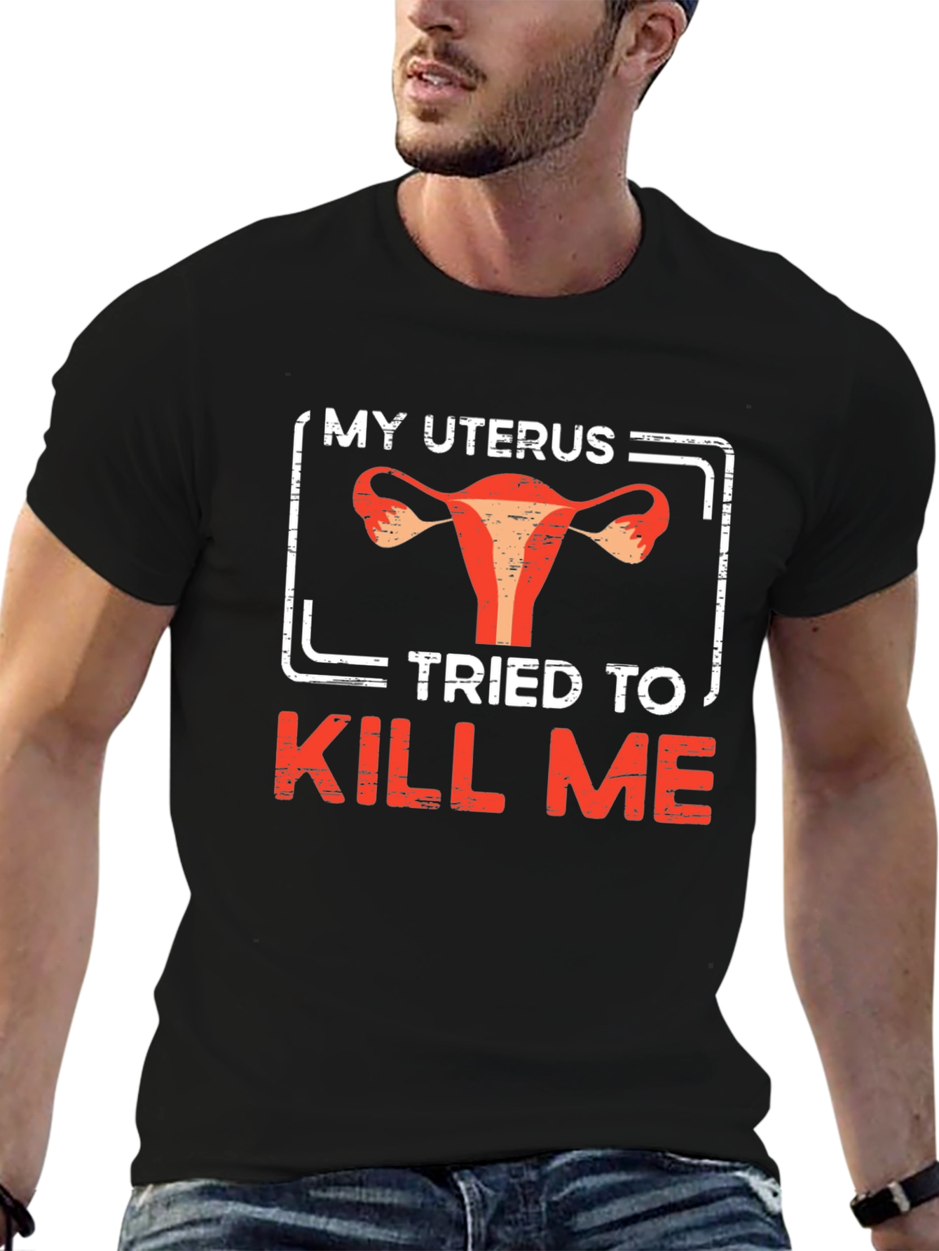 My Uterus Tried To Kill Me Graphic Tee