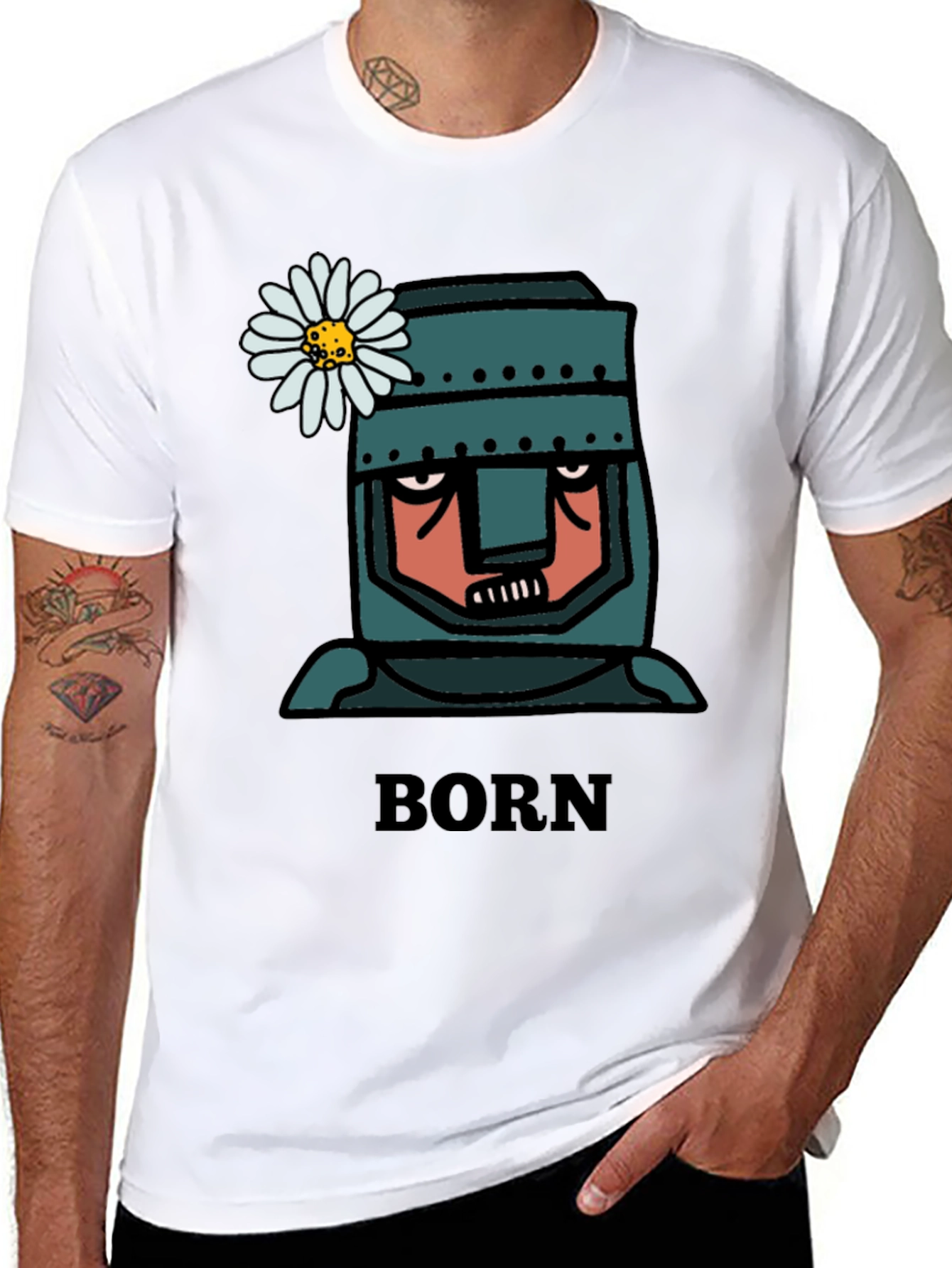 Black Knight Born T-Shirt - Funny Graphic Tee