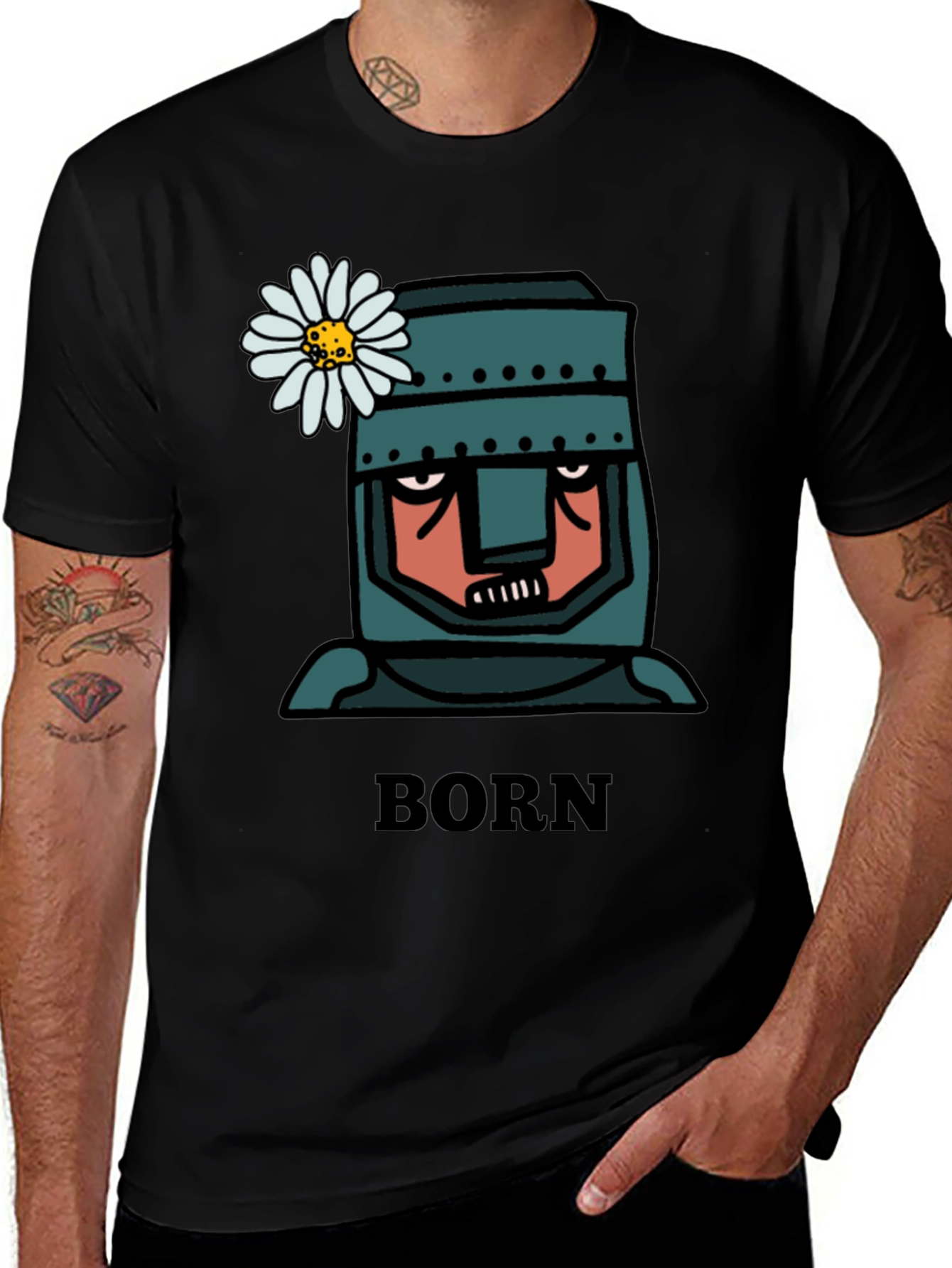 Black Knight Born T-Shirt - Funny Graphic Tee