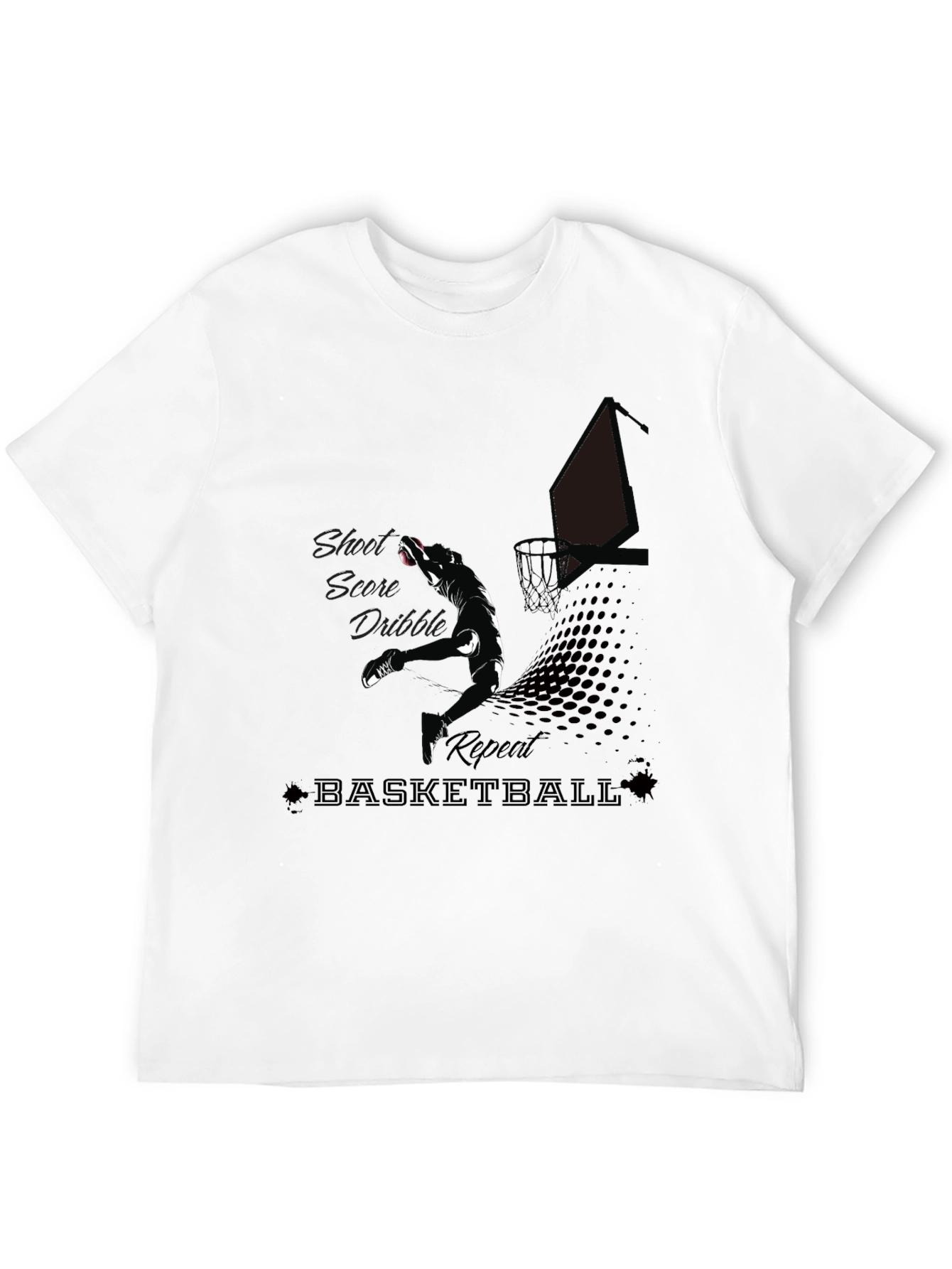 Basketball Graphic Print T-Shirt