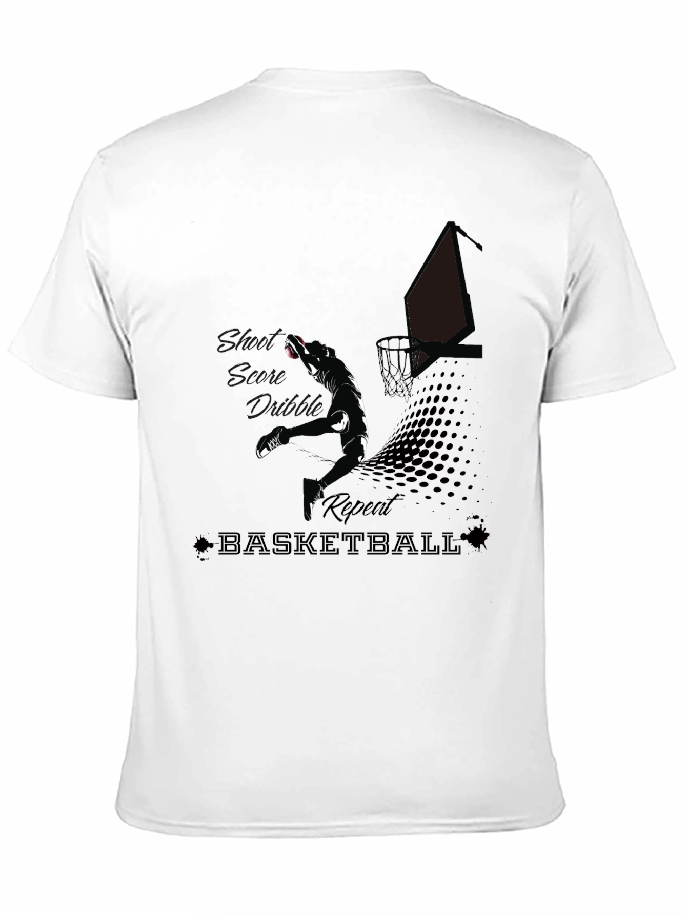 Basketball Graphic Print T-Shirt