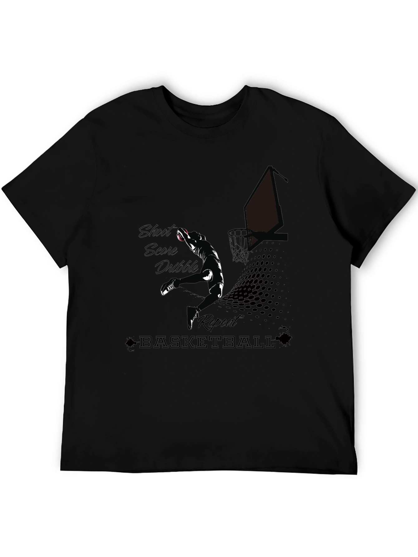 Basketball Graphic Print T-Shirt