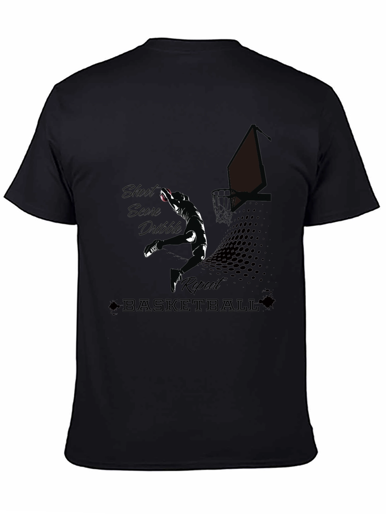 Basketball Graphic Print T-Shirt