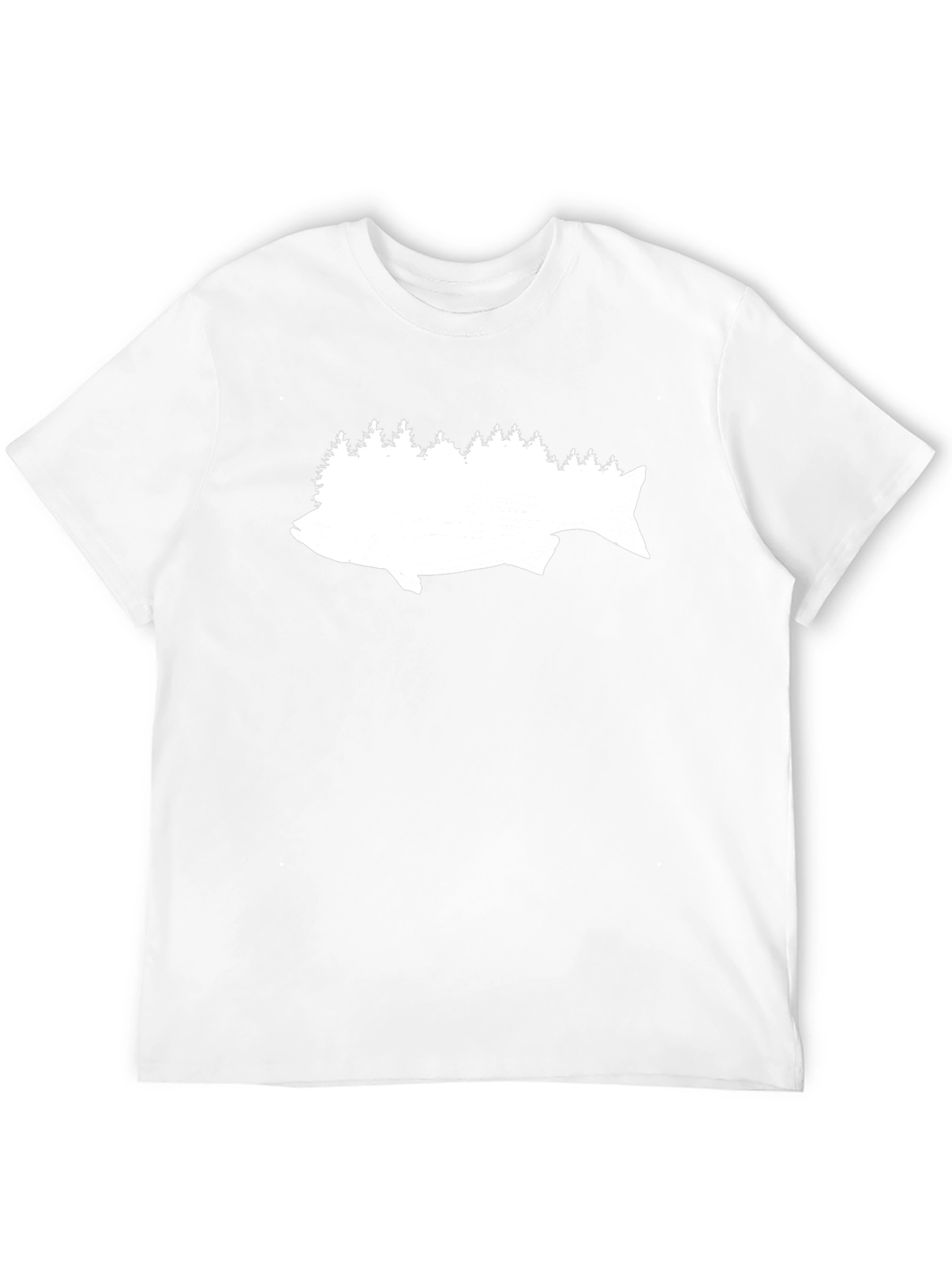 Fish and Forest Black Tee
