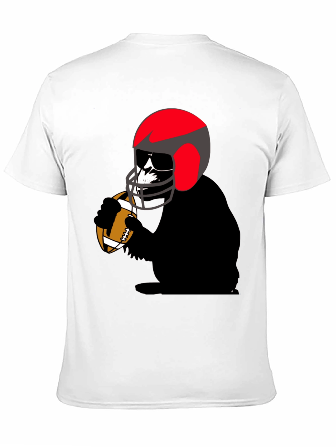 Football Gorilla Graphic T-Shirt