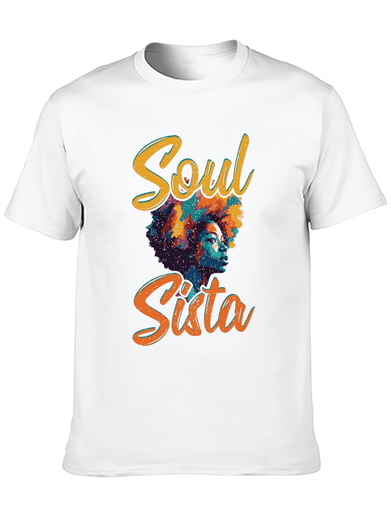 Soul Sista Graphic Tee - Black