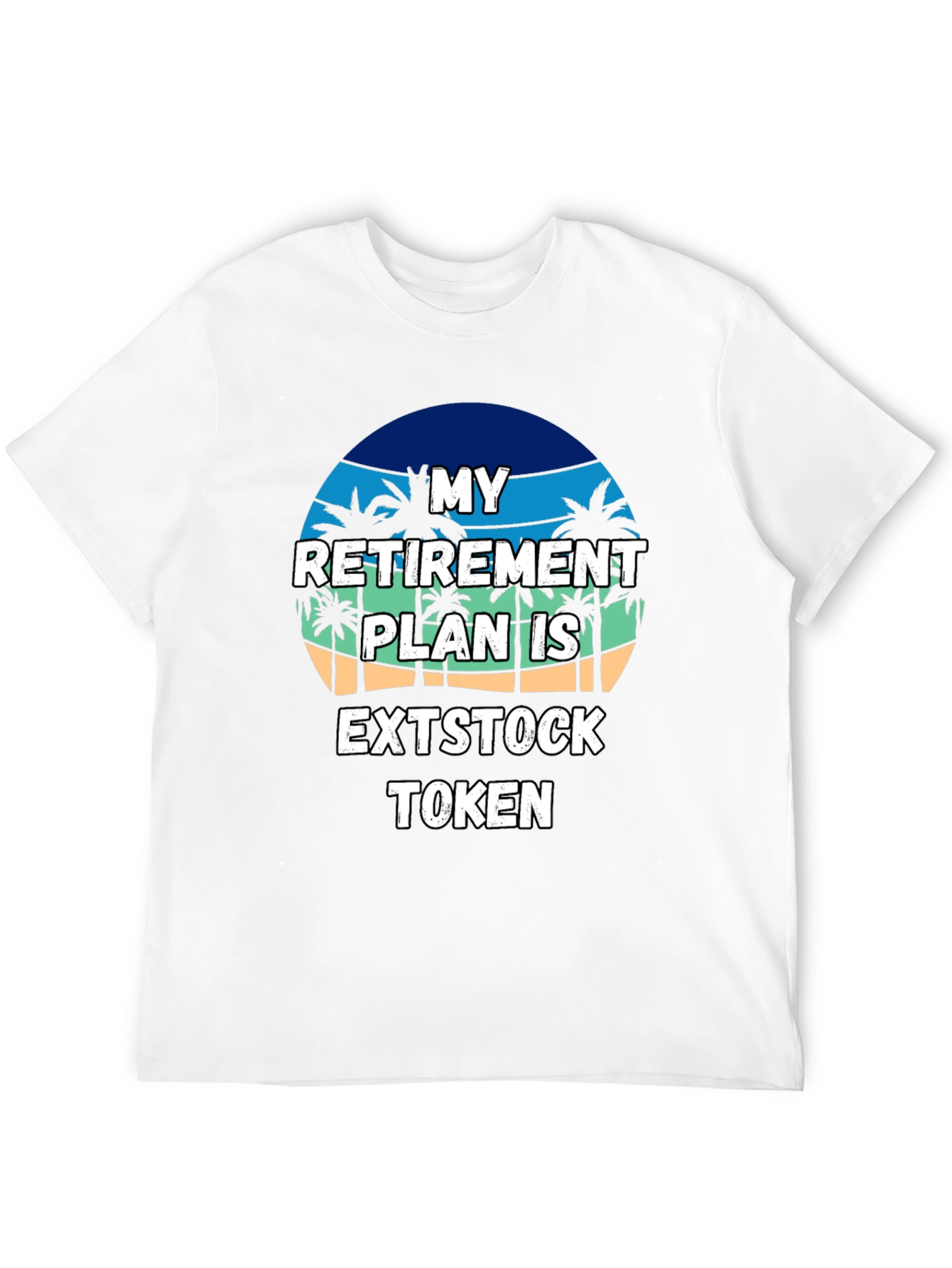My Retirement Plan EXTSTOCK TOKEN Black T-Shirt