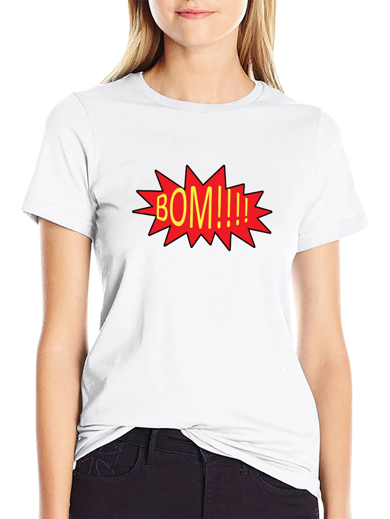 BOM Comic Pop Art Graphic Tee - Black