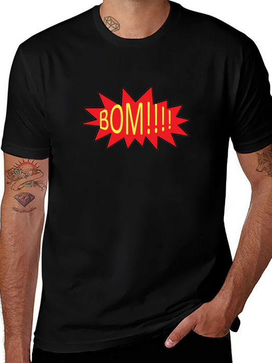 BOM Comic Pop Art Graphic Tee - Black