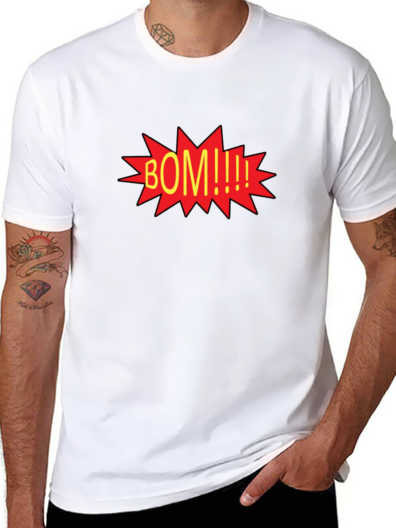 BOM Comic Pop Art Graphic Tee - Black