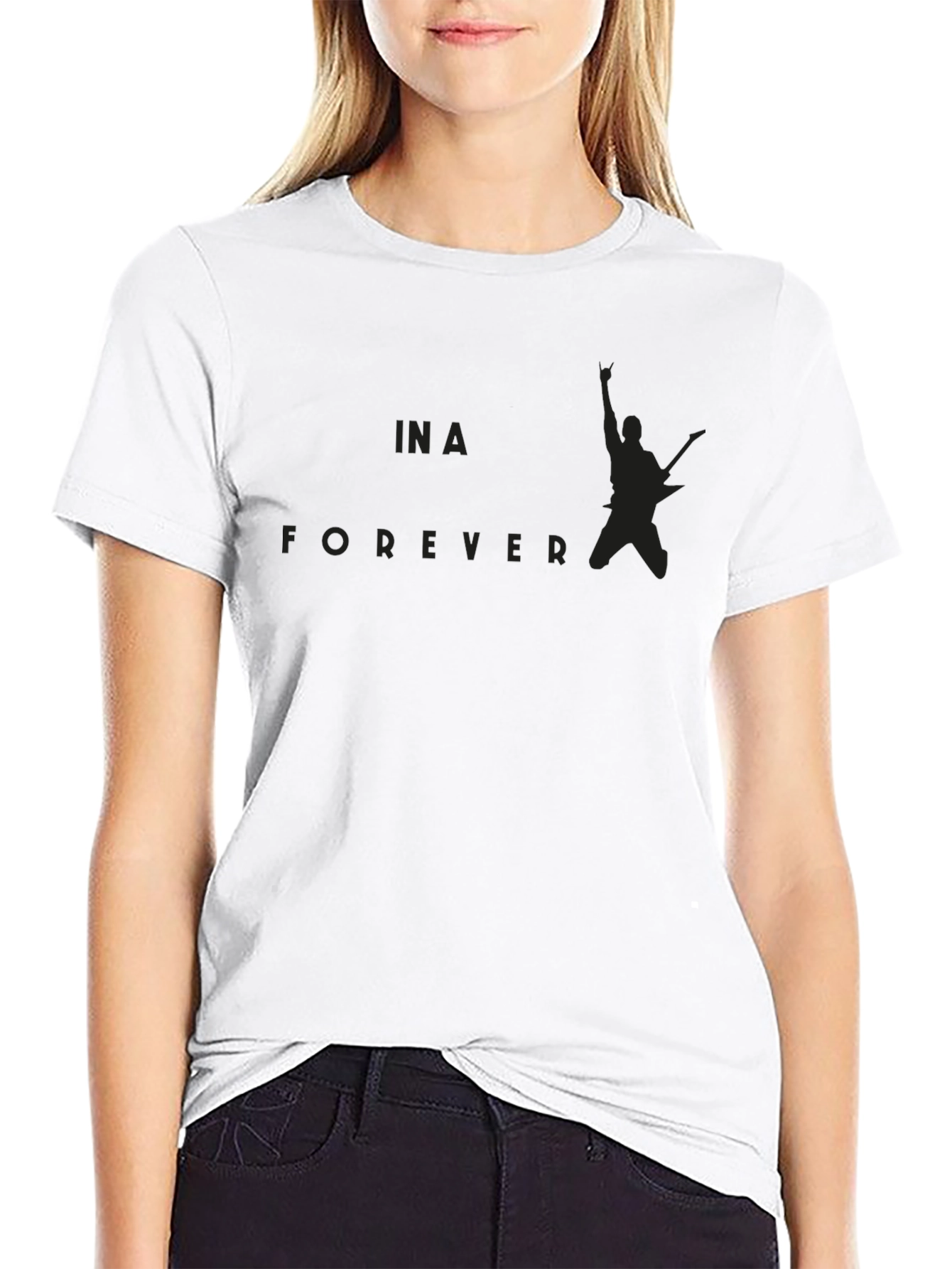 Forever Rock Star T-Shirt - Black Cotton Tee