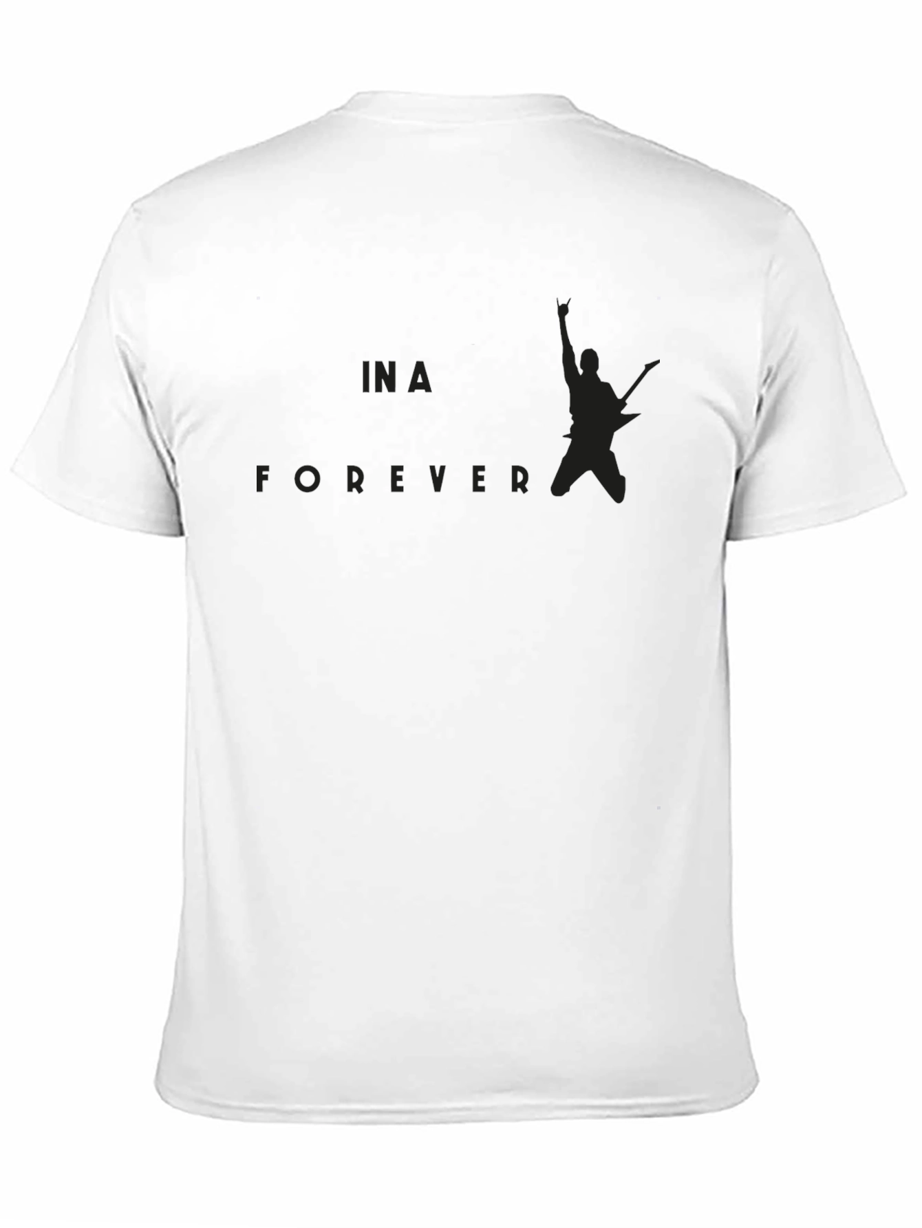 Forever Rock Star T-Shirt - Black Cotton Tee
