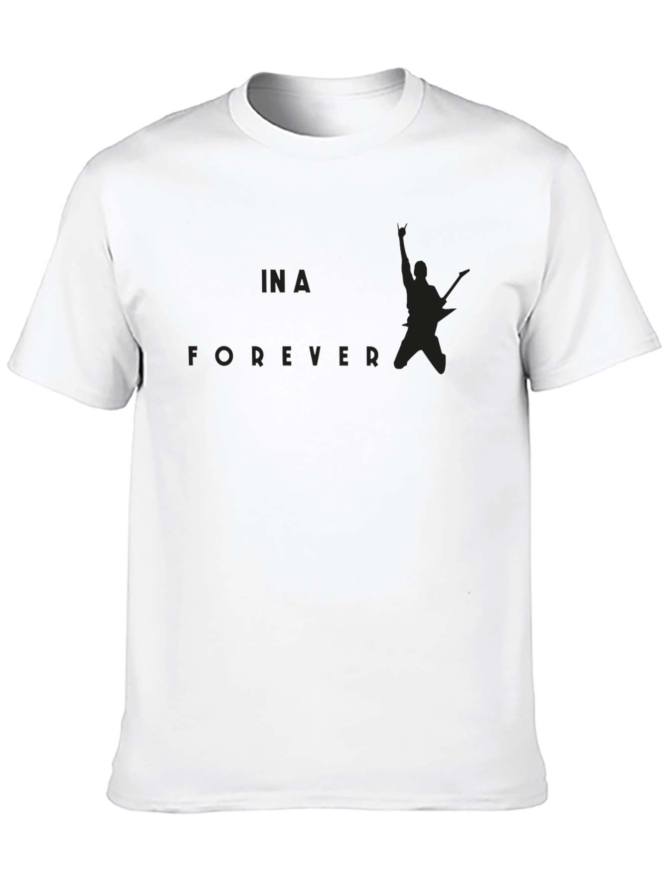Forever Rock Star T-Shirt - Black Cotton Tee
