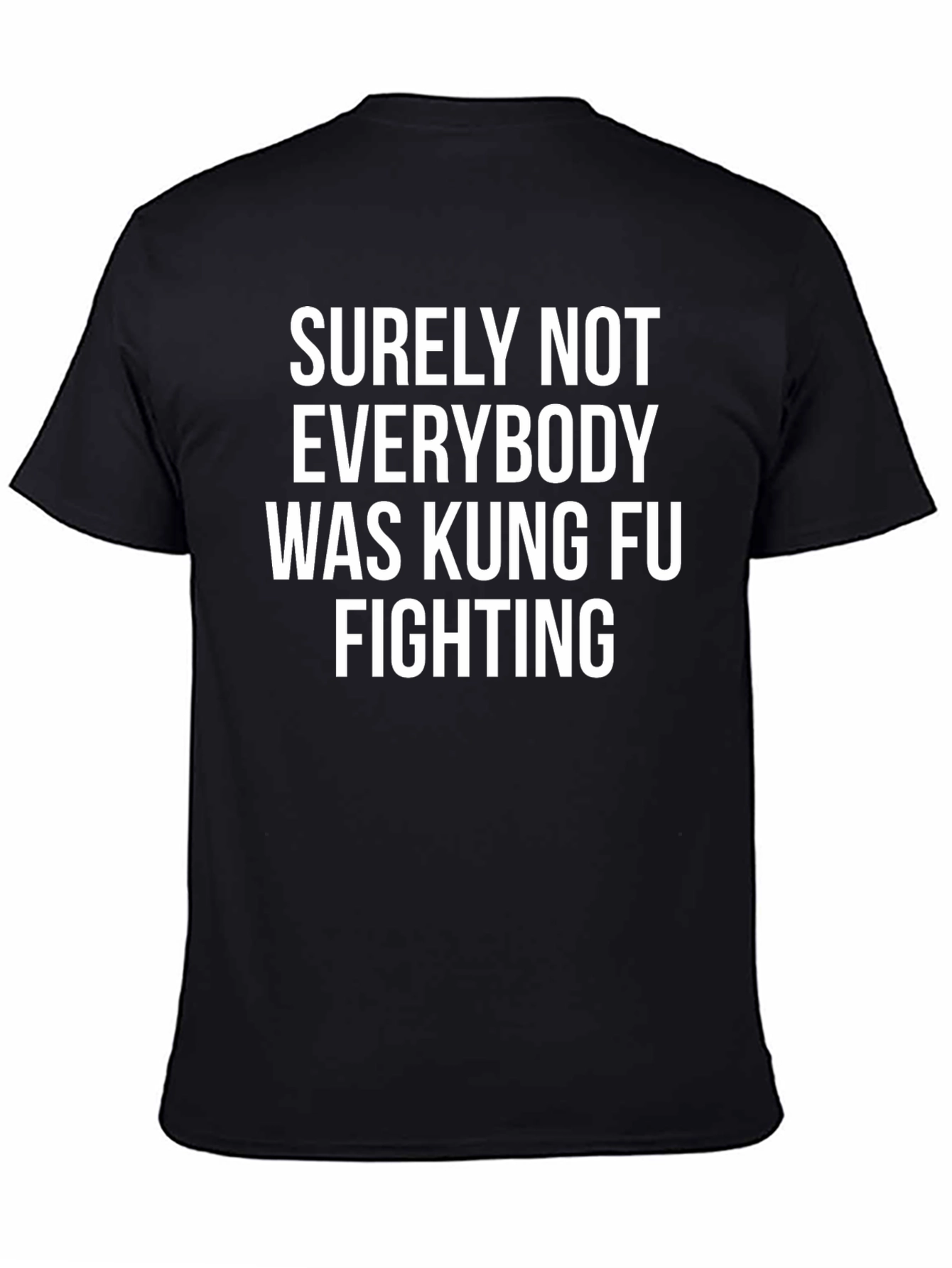 Kung Fu Fighting Graphic Tee - Black