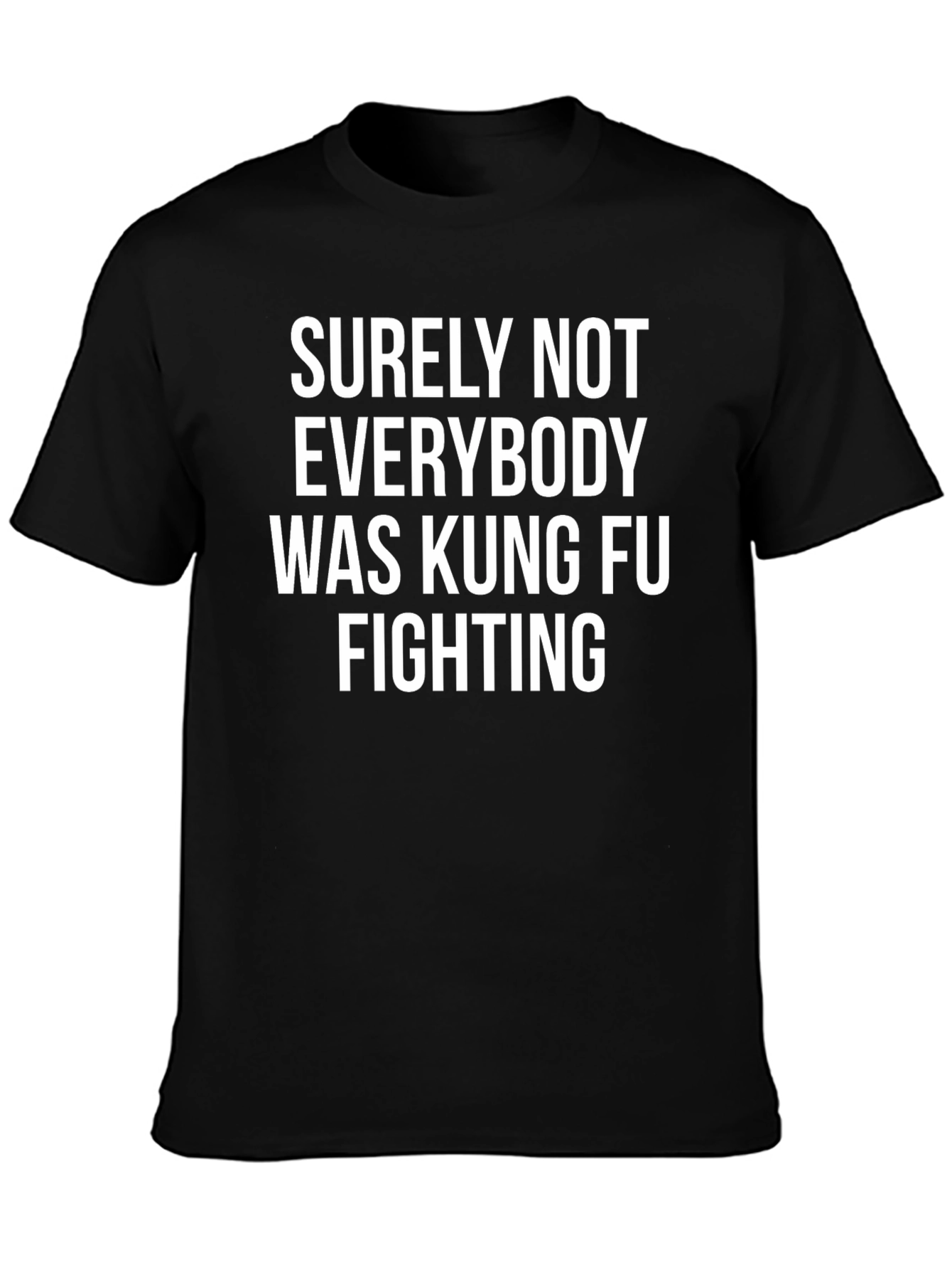Kung Fu Fighting Graphic Tee - Black