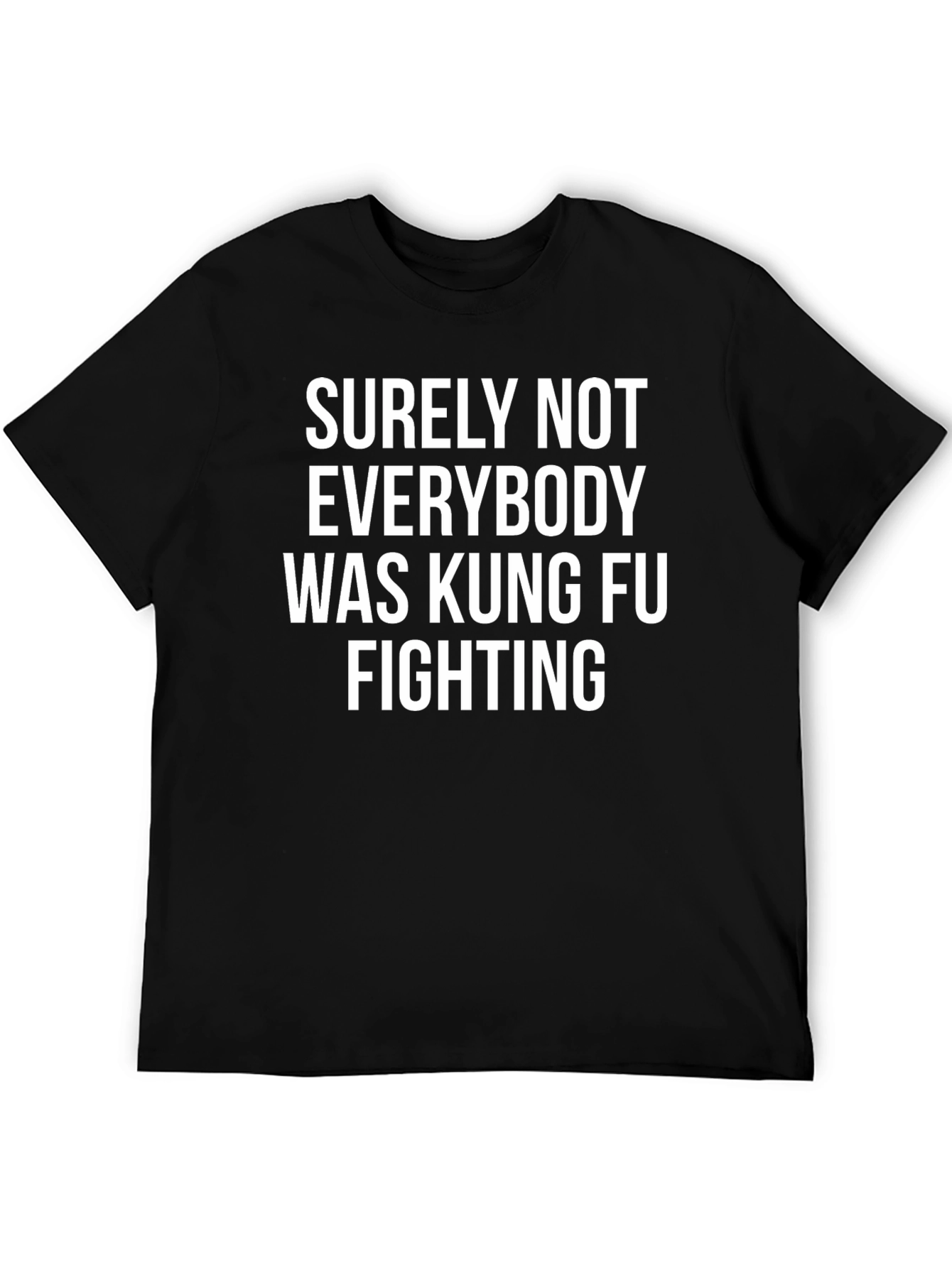 Kung Fu Fighting Graphic Tee - Black