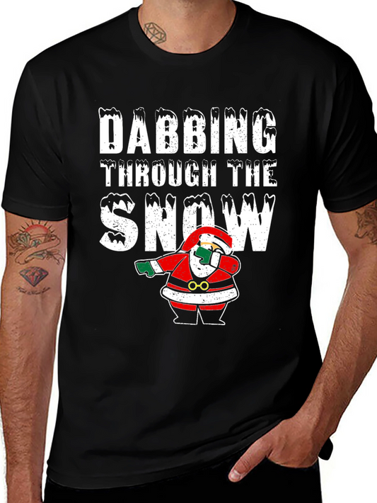 Dabbing Through the Snow Christmas T-Shirt