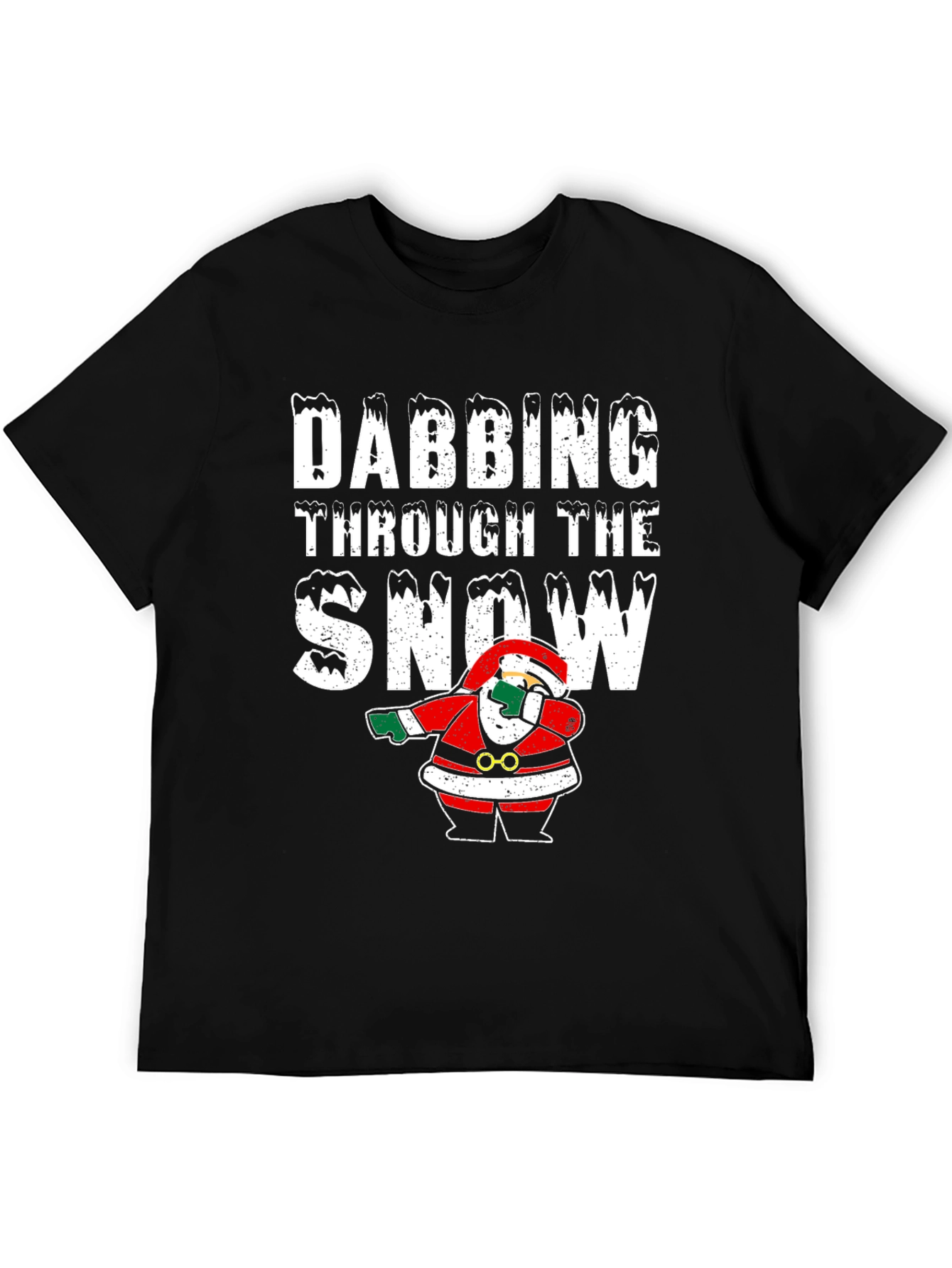 Dabbing Through the Snow Christmas T-Shirt