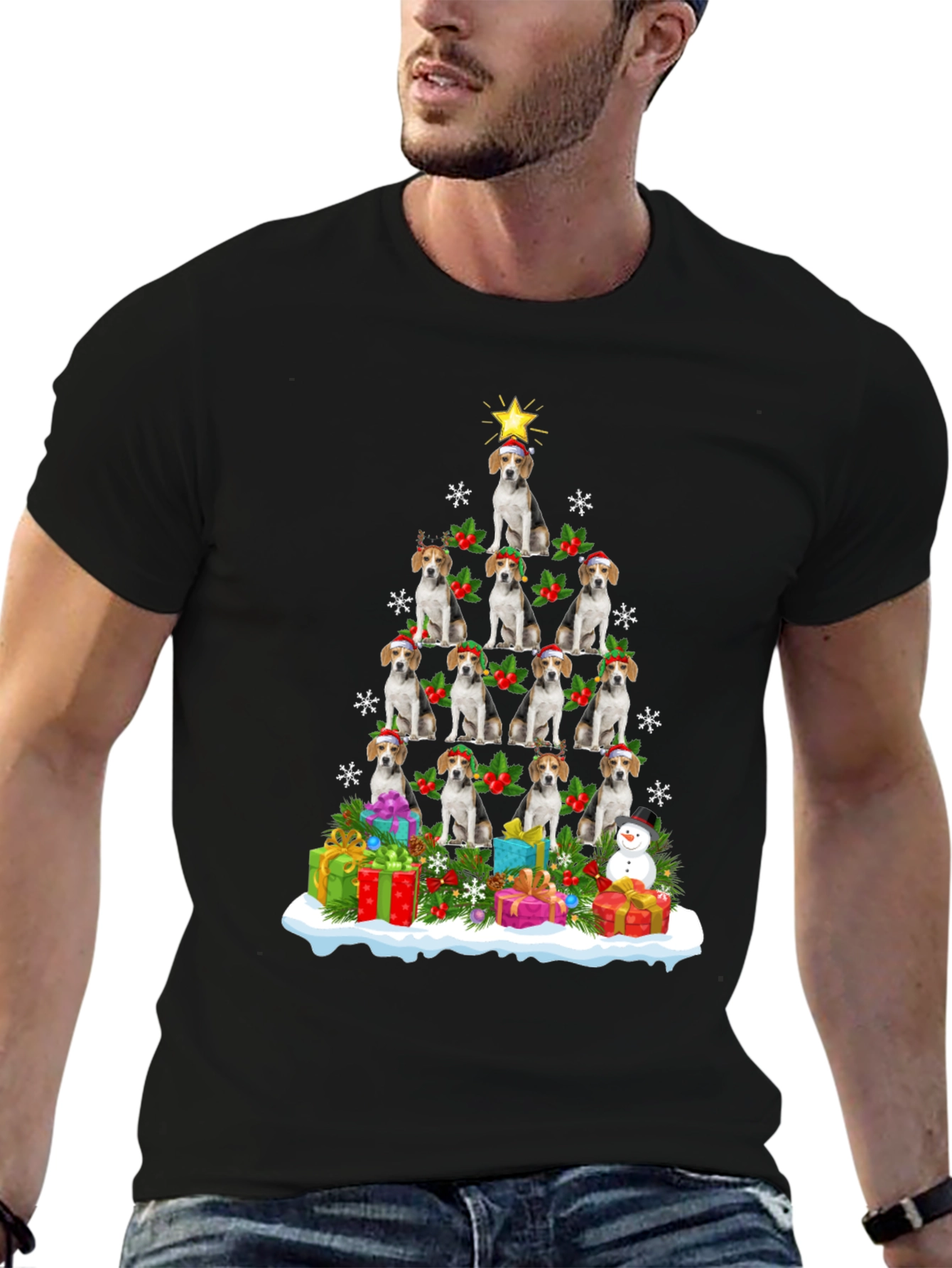 Dog Christmas Tree T-Shirt