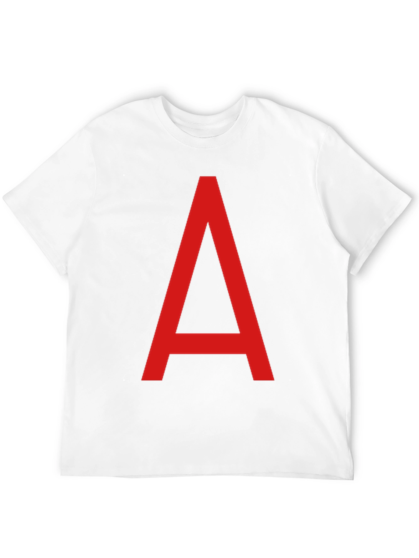 Bold Letter Tee - Classic Crew Neck T-Shirt