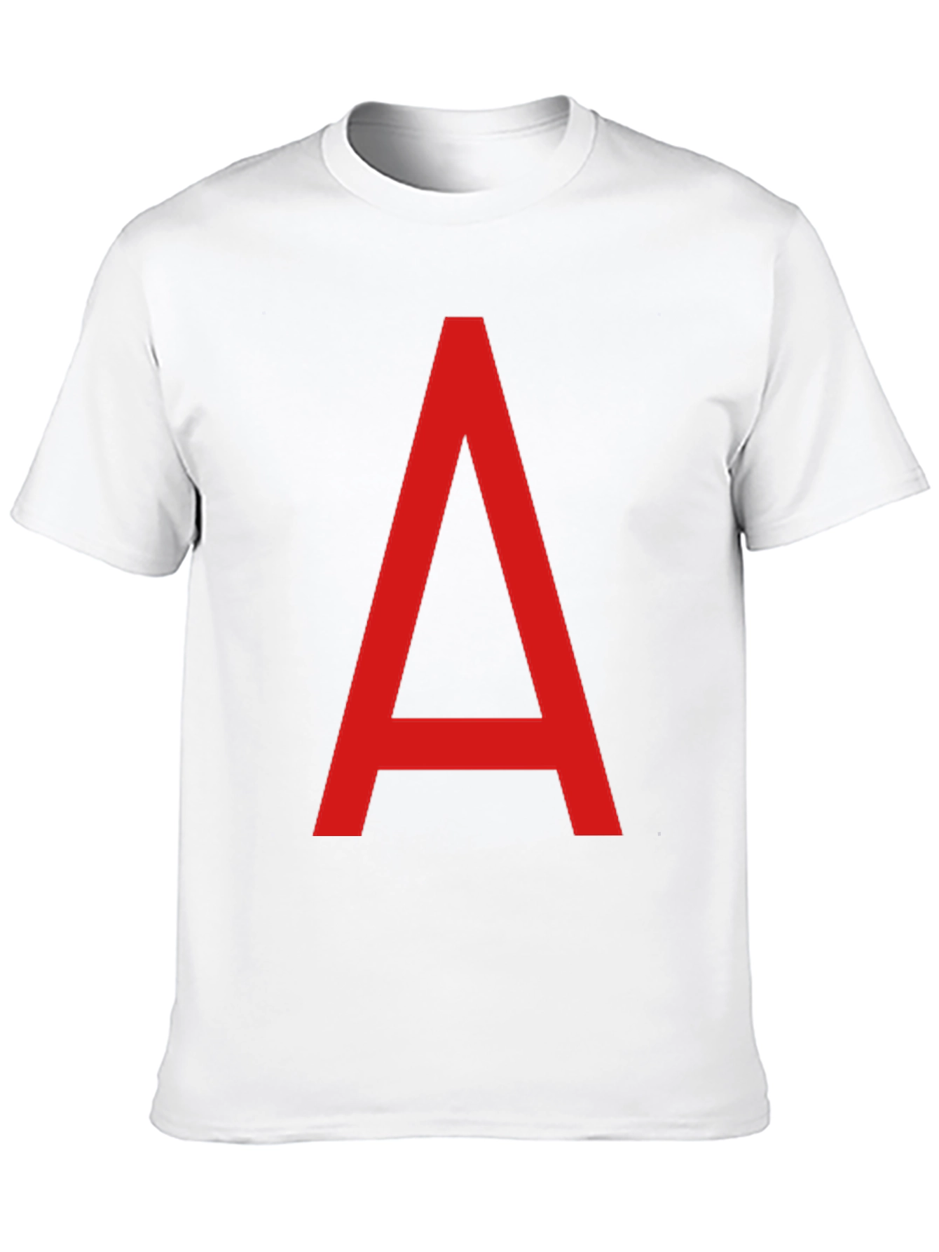 Bold Letter Tee - Classic Crew Neck T-Shirt