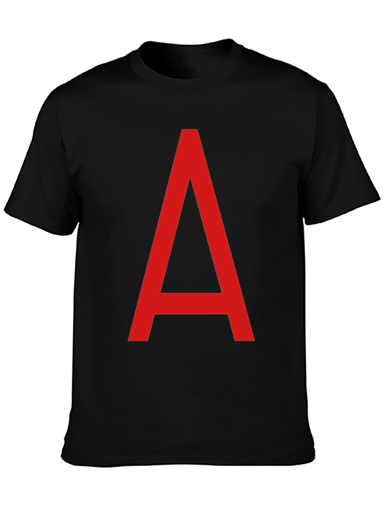 Bold Letter Tee - Classic Crew Neck T-Shirt