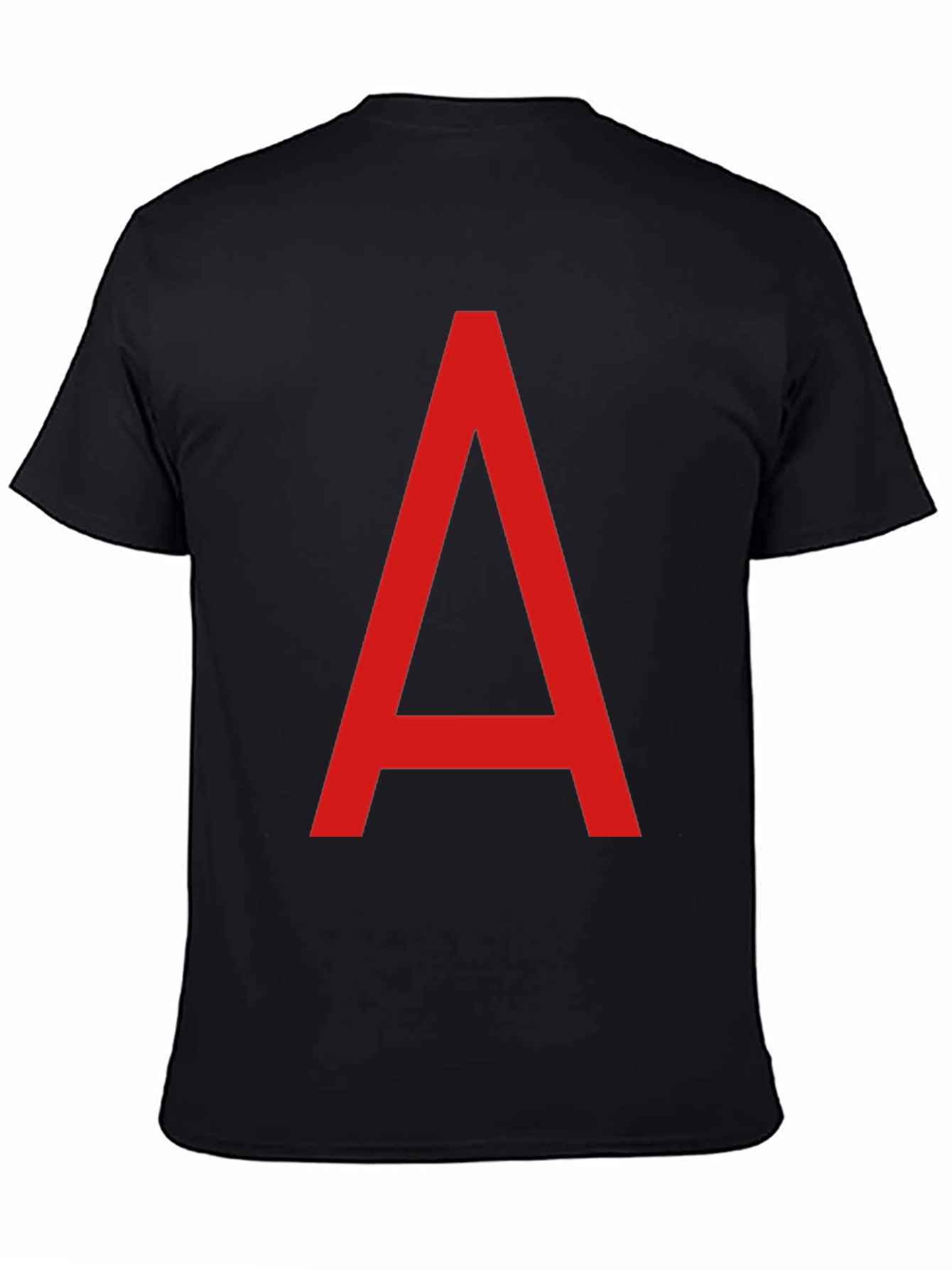 Bold Letter Tee - Classic Crew Neck T-Shirt