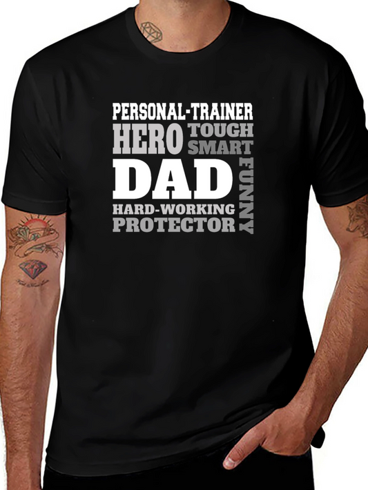 Personal Trainer Dad T-Shirt - Hero Tough Smart Funny Protector