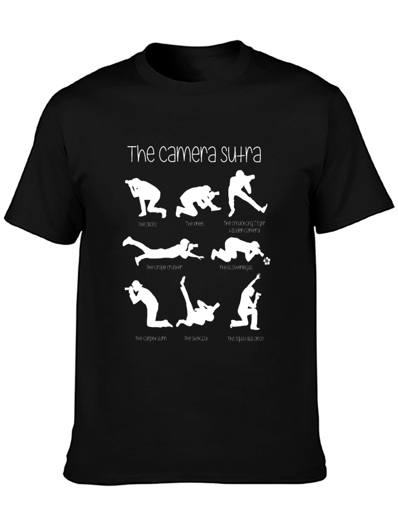 Camera Sutra Graphic Tee - Photography Humor T-Shirt