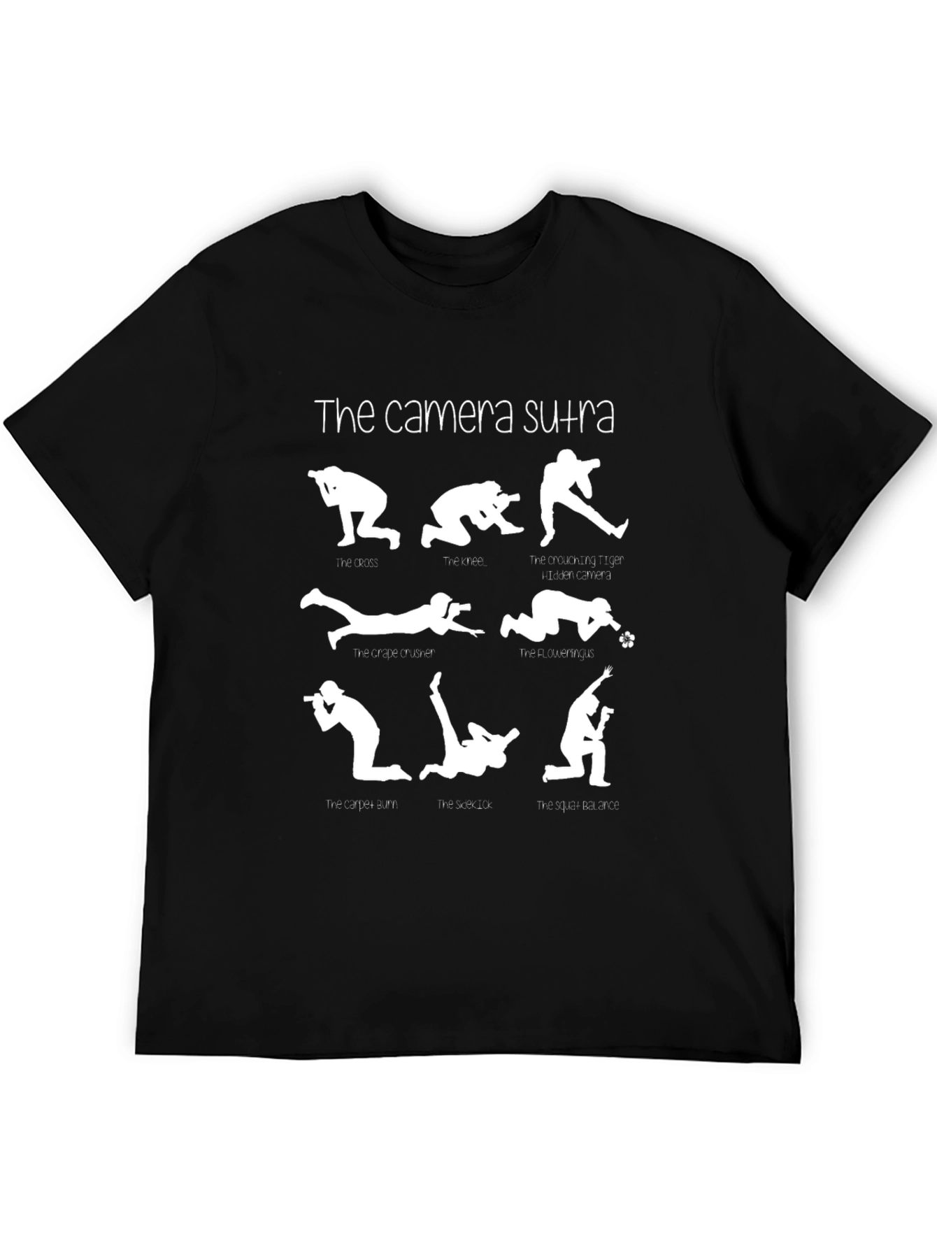 Camera Sutra Graphic Tee - Photography Humor T-Shirt