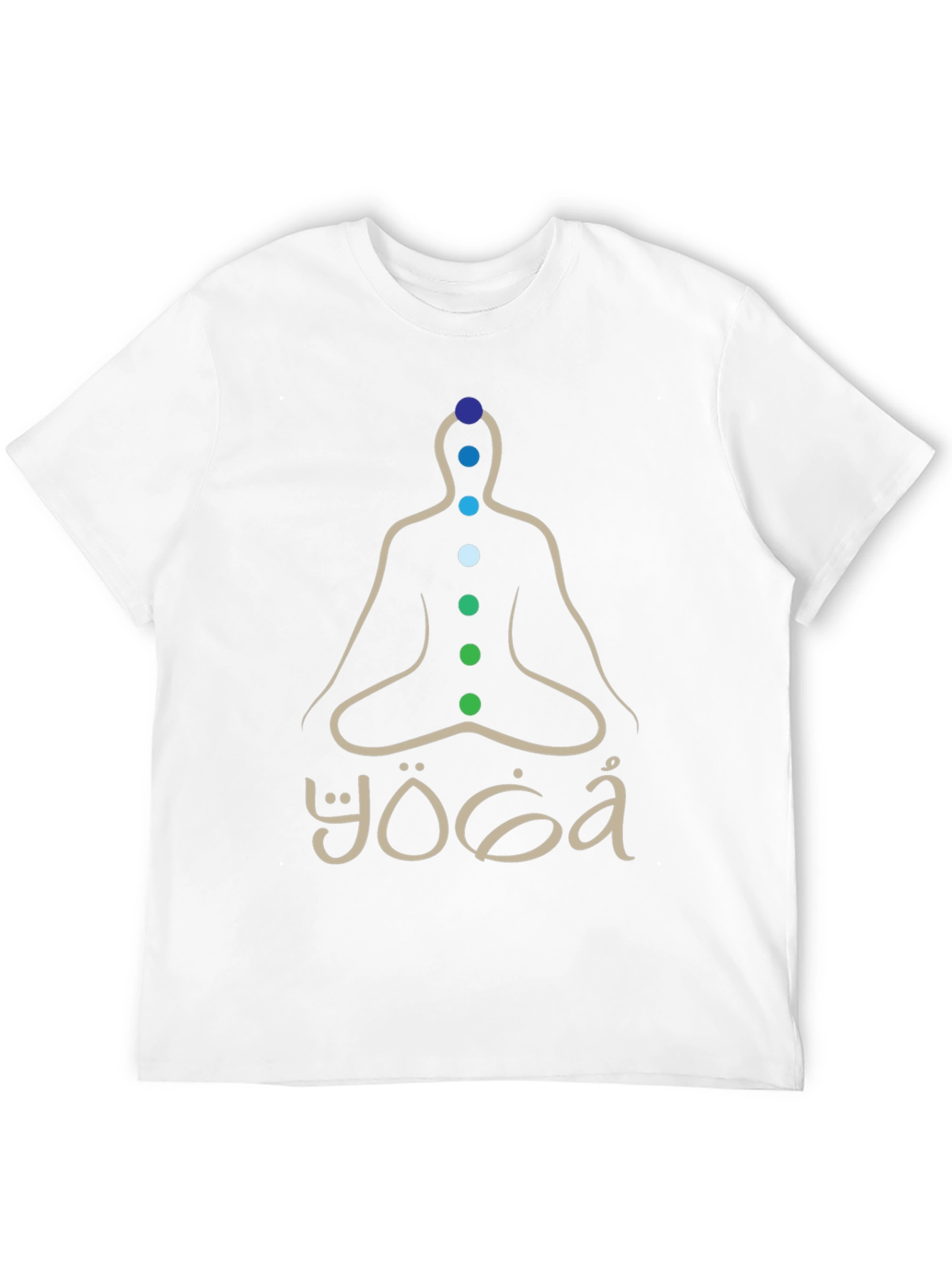 Yoga Chakra Meditation T-Shirt - Spiritual Zen Design
