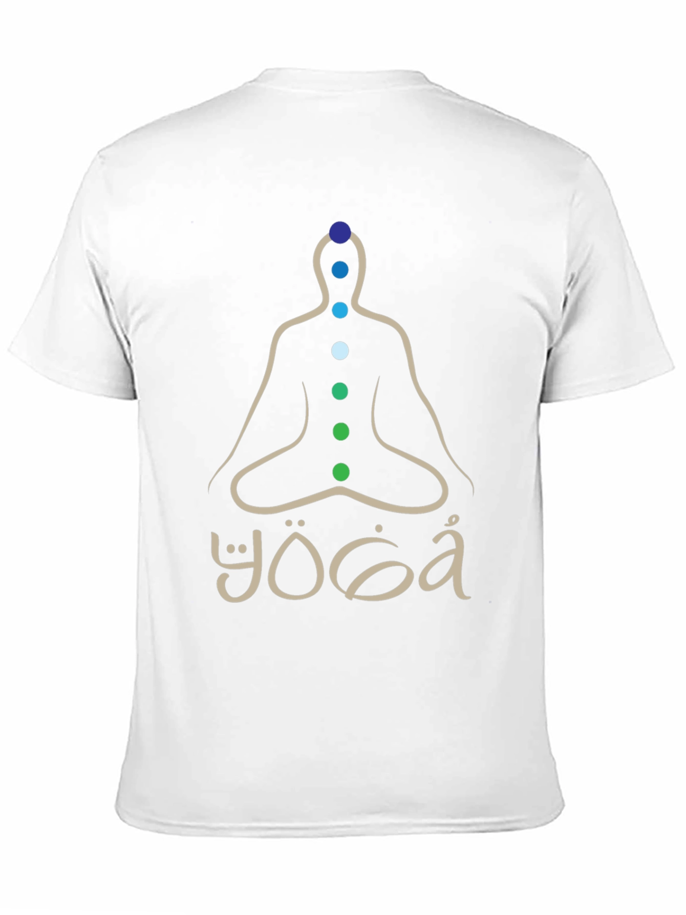 Yoga Chakra Meditation T-Shirt - Spiritual Zen Design