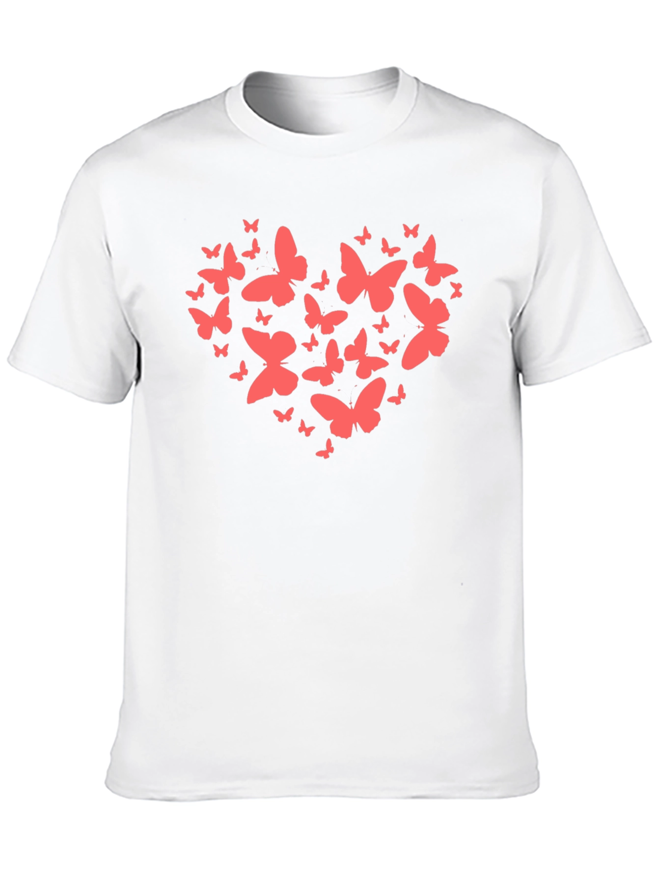 Butterfly Heart Graphic T-Shirt