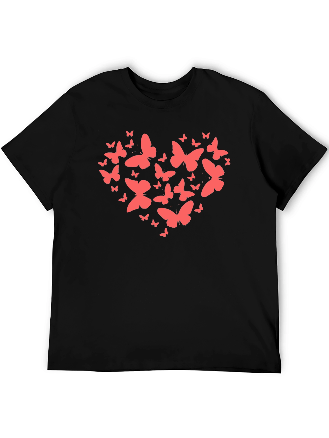 Butterfly Heart Graphic T-Shirt