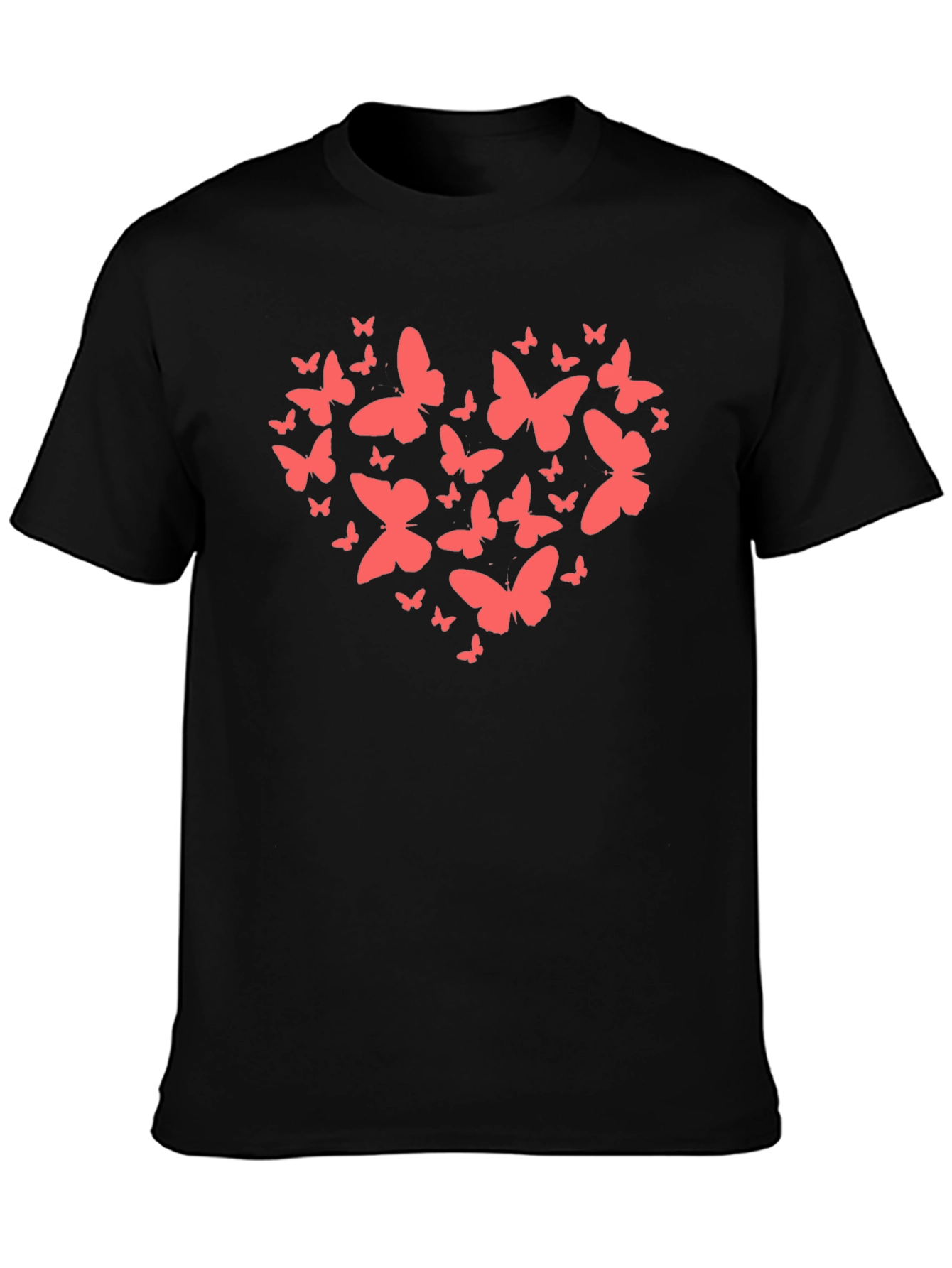 Butterfly Heart Graphic T-Shirt