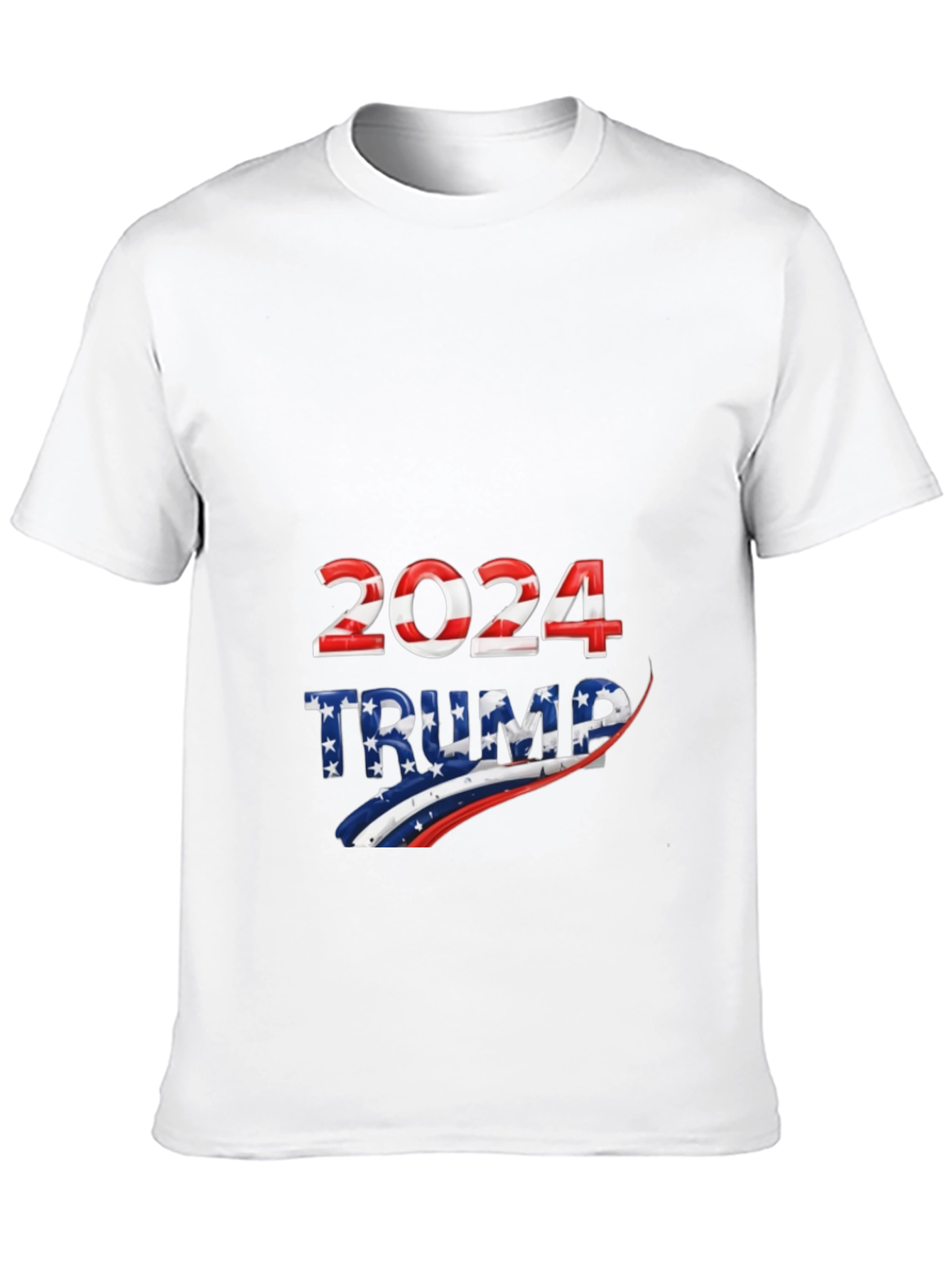 Trump 2024 Patriotic Graphic Tee - Black