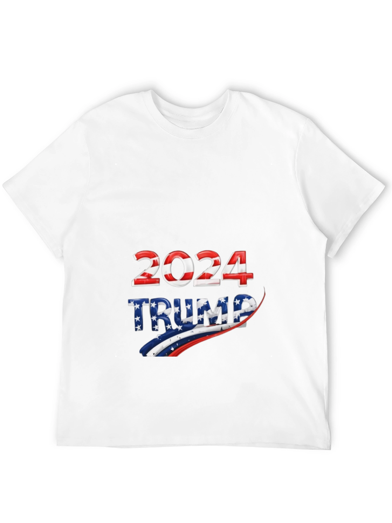 Trump 2024 Patriotic Graphic Tee - Black
