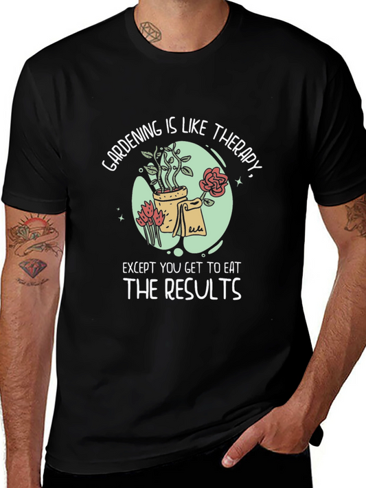 Gardening Therapy Graphic T-Shirt