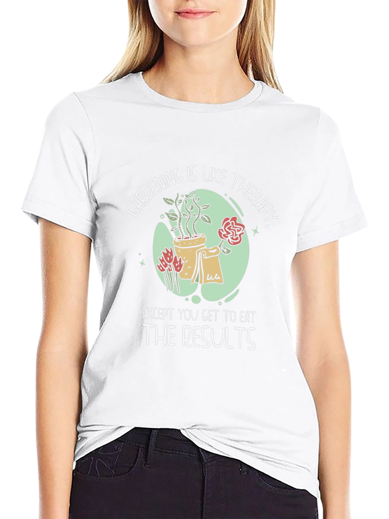 Gardening Therapy Graphic T-Shirt