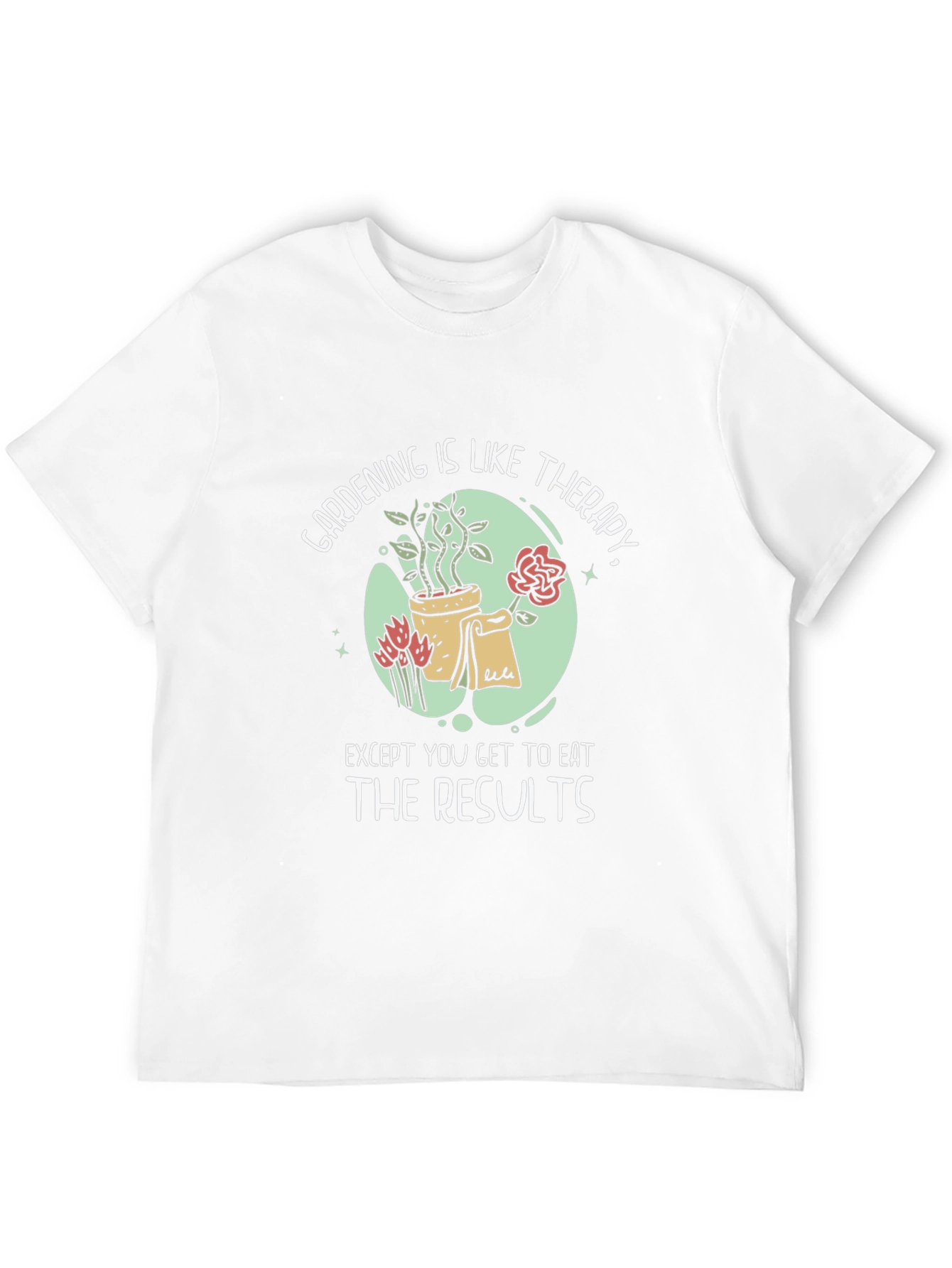 Gardening Therapy Graphic T-Shirt