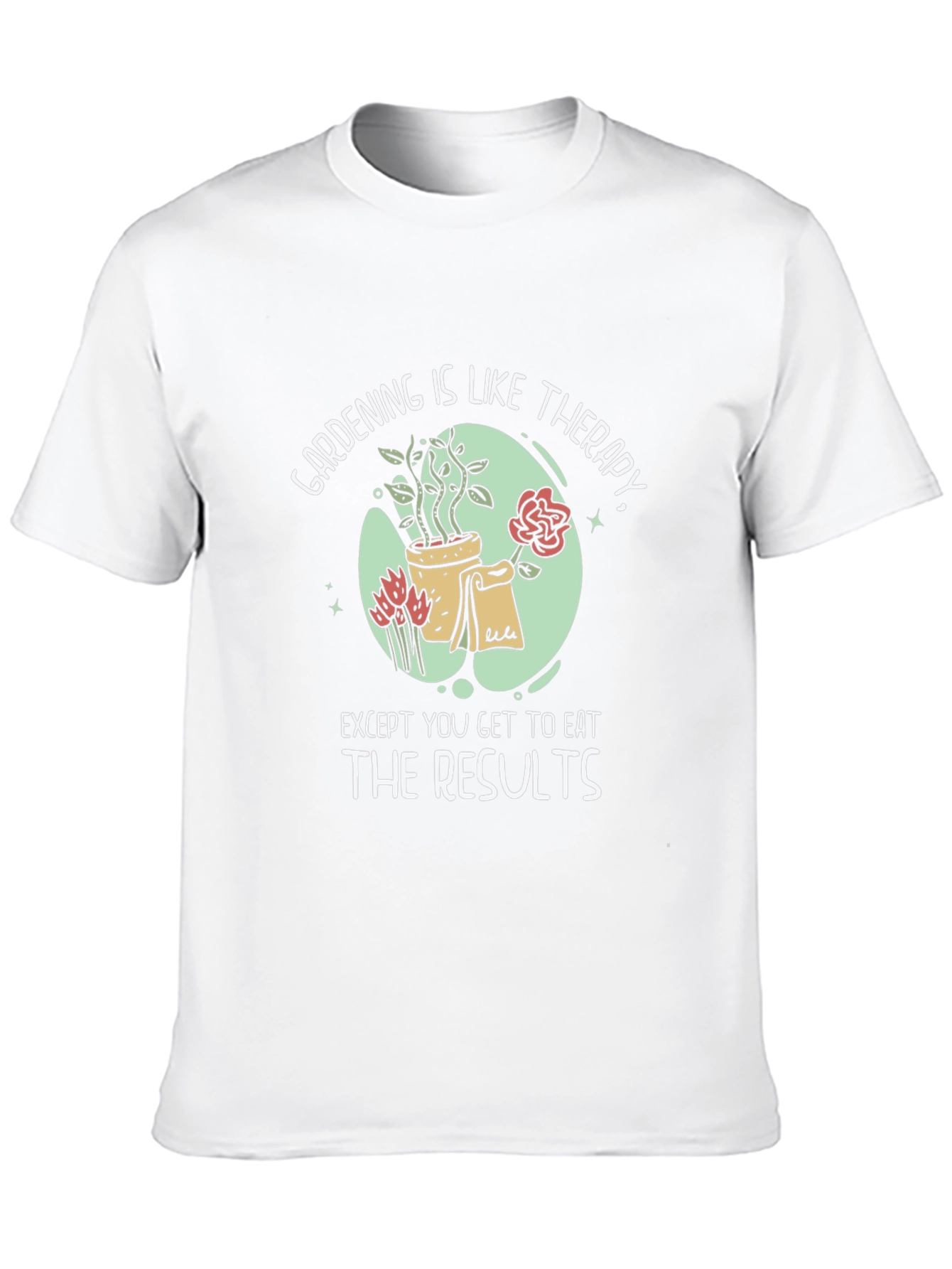 Gardening Therapy Graphic T-Shirt