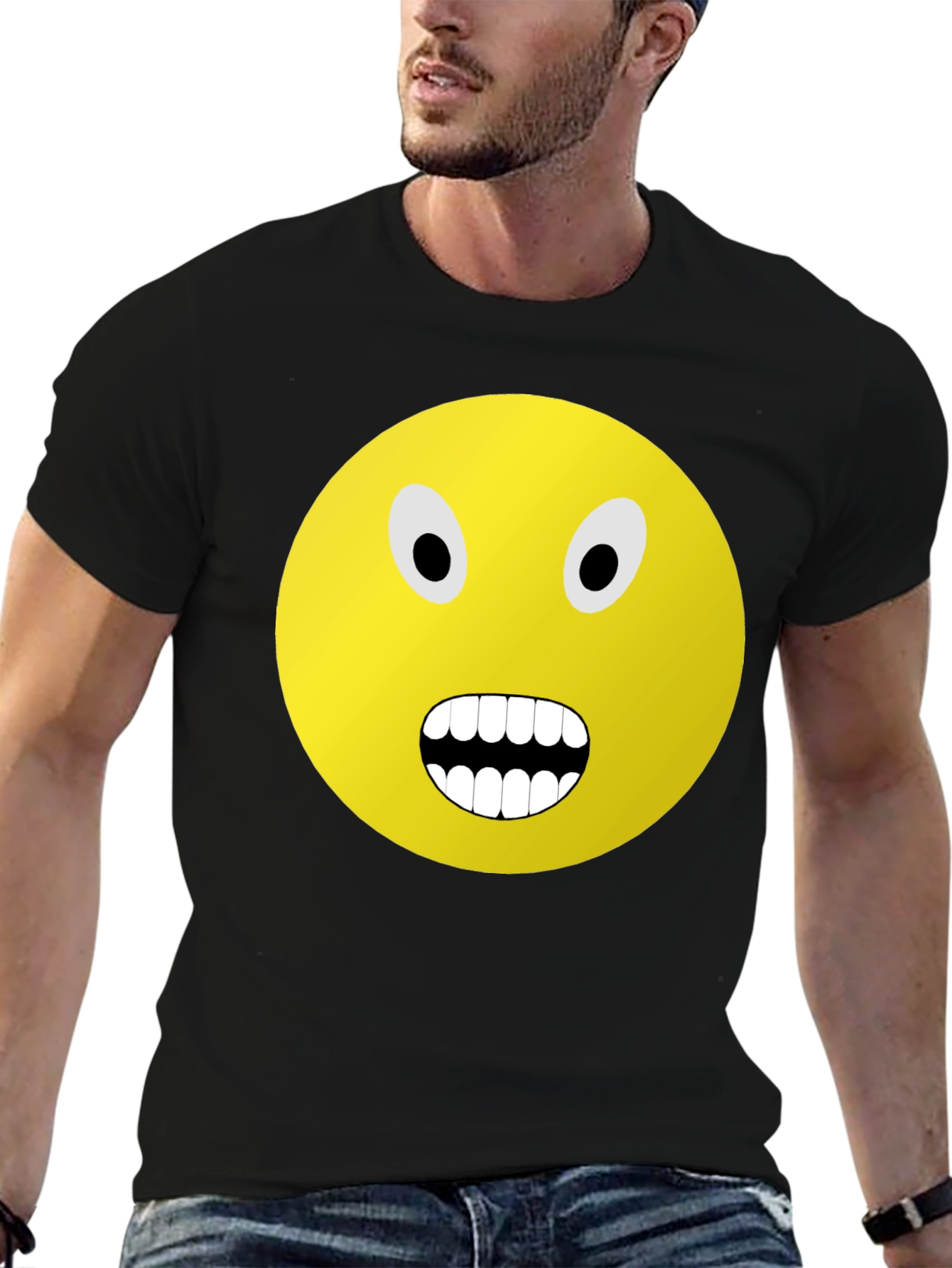 Screaming Emoji Graphic Tee