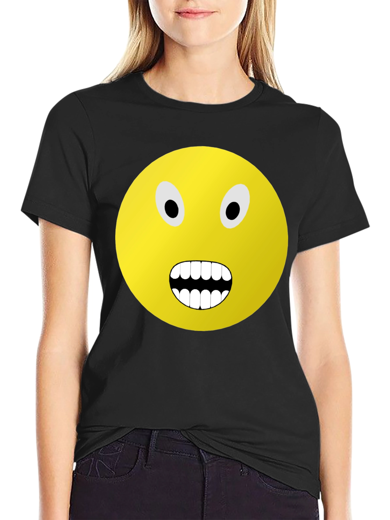 Screaming Emoji Graphic Tee