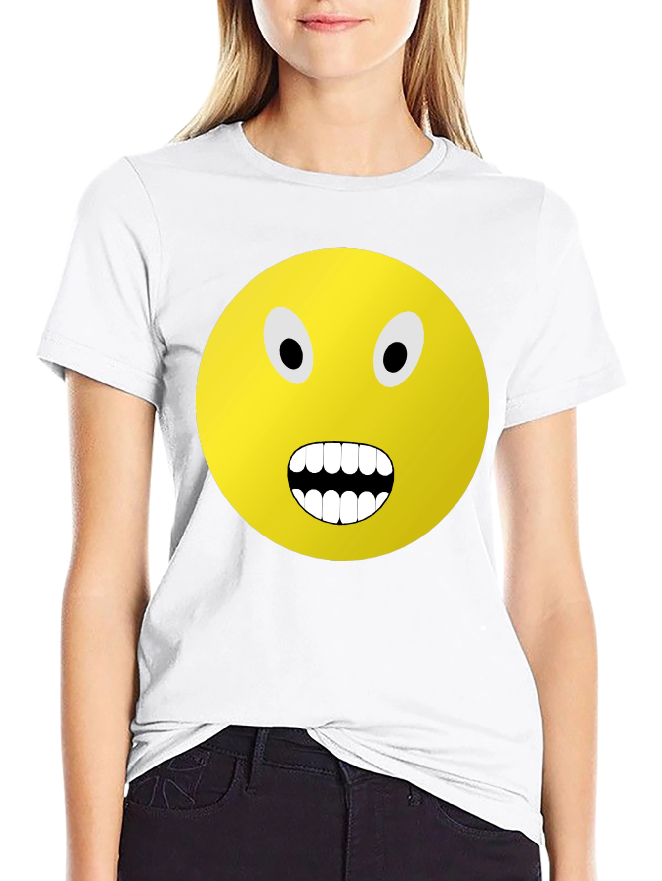 Screaming Emoji Graphic Tee