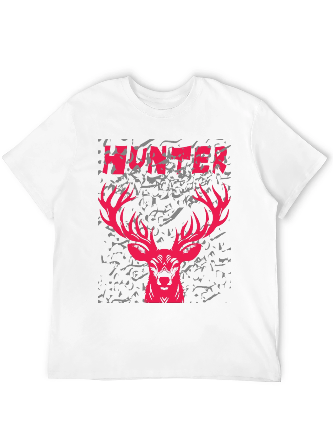 Hunter Deer Graphic Tee - Mens Black T-Shirt