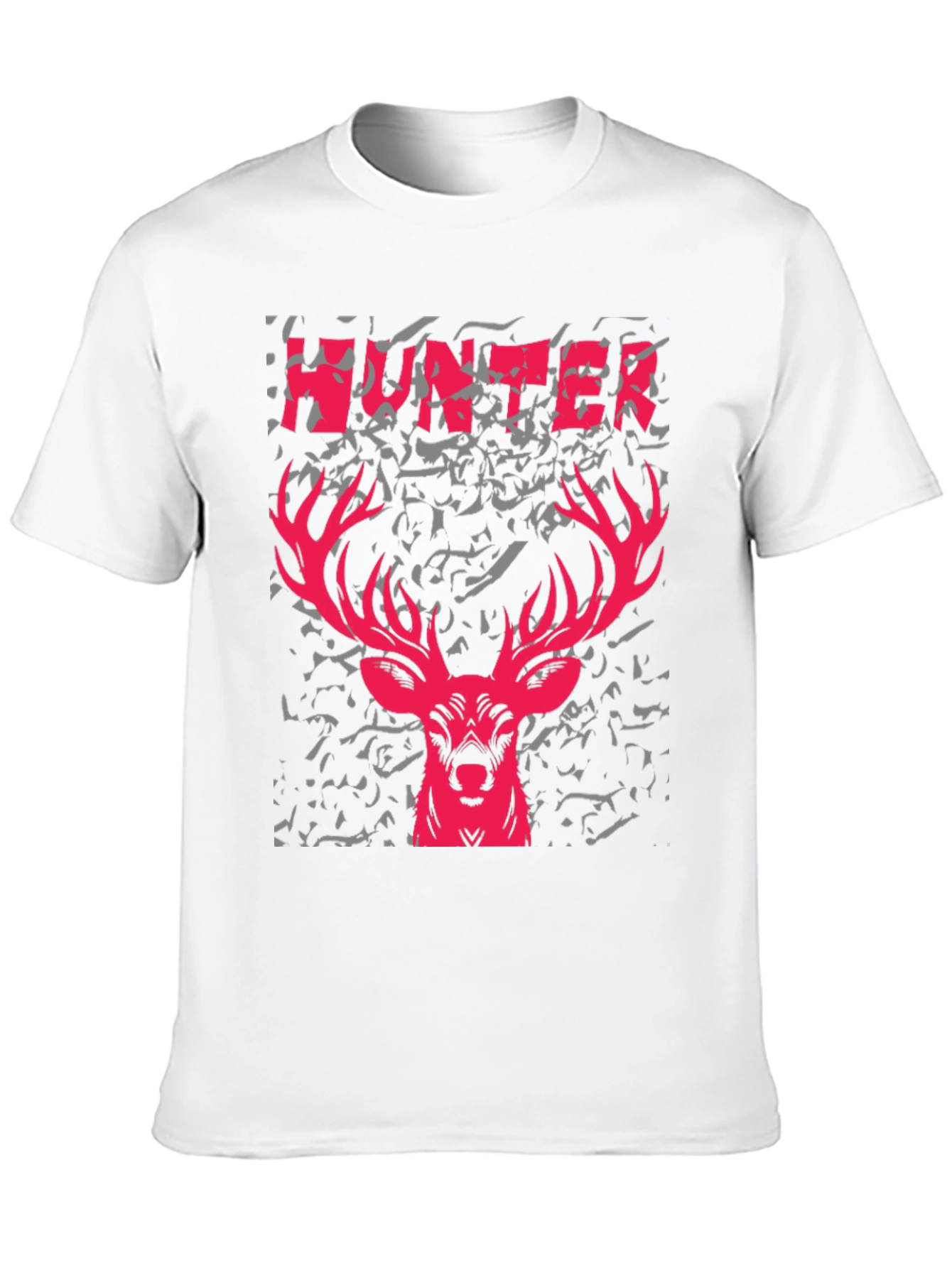 Hunter Deer Graphic Tee - Mens Black T-Shirt