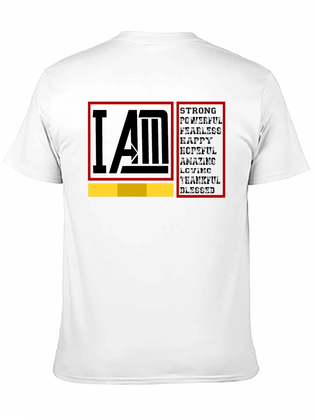 I AM Strong Graphic T-Shirt - Motivational Tee
