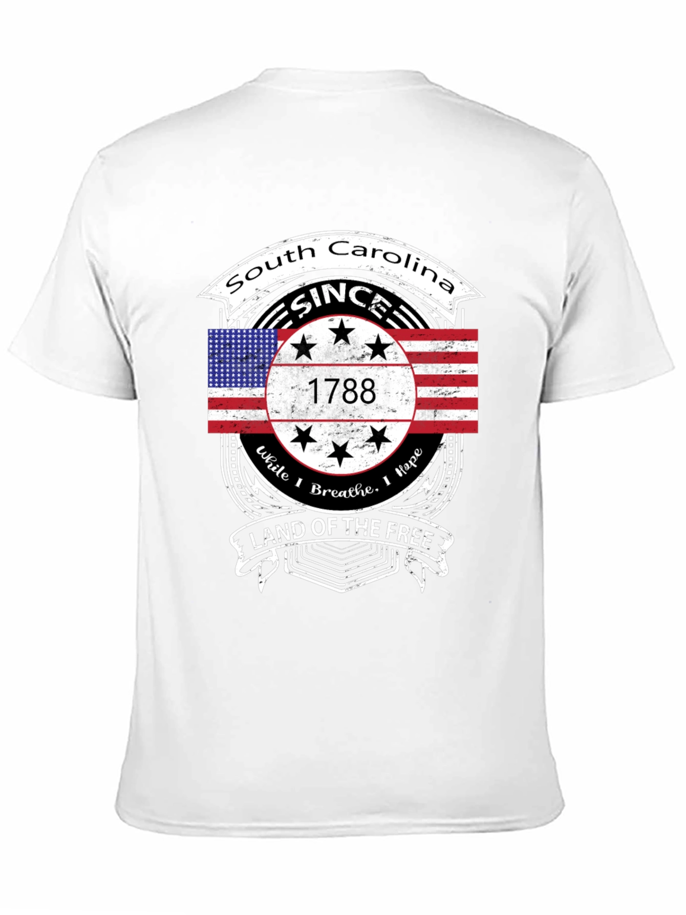 South Carolina Since 1788 Black T-Shirt